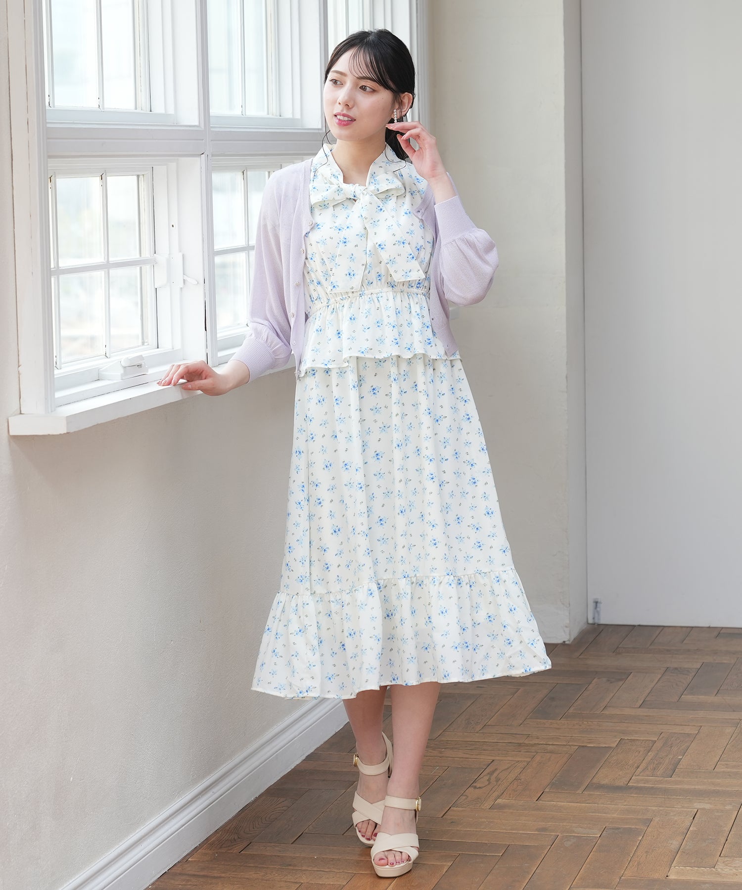 ラベンダー model:164 着用サイズ:M