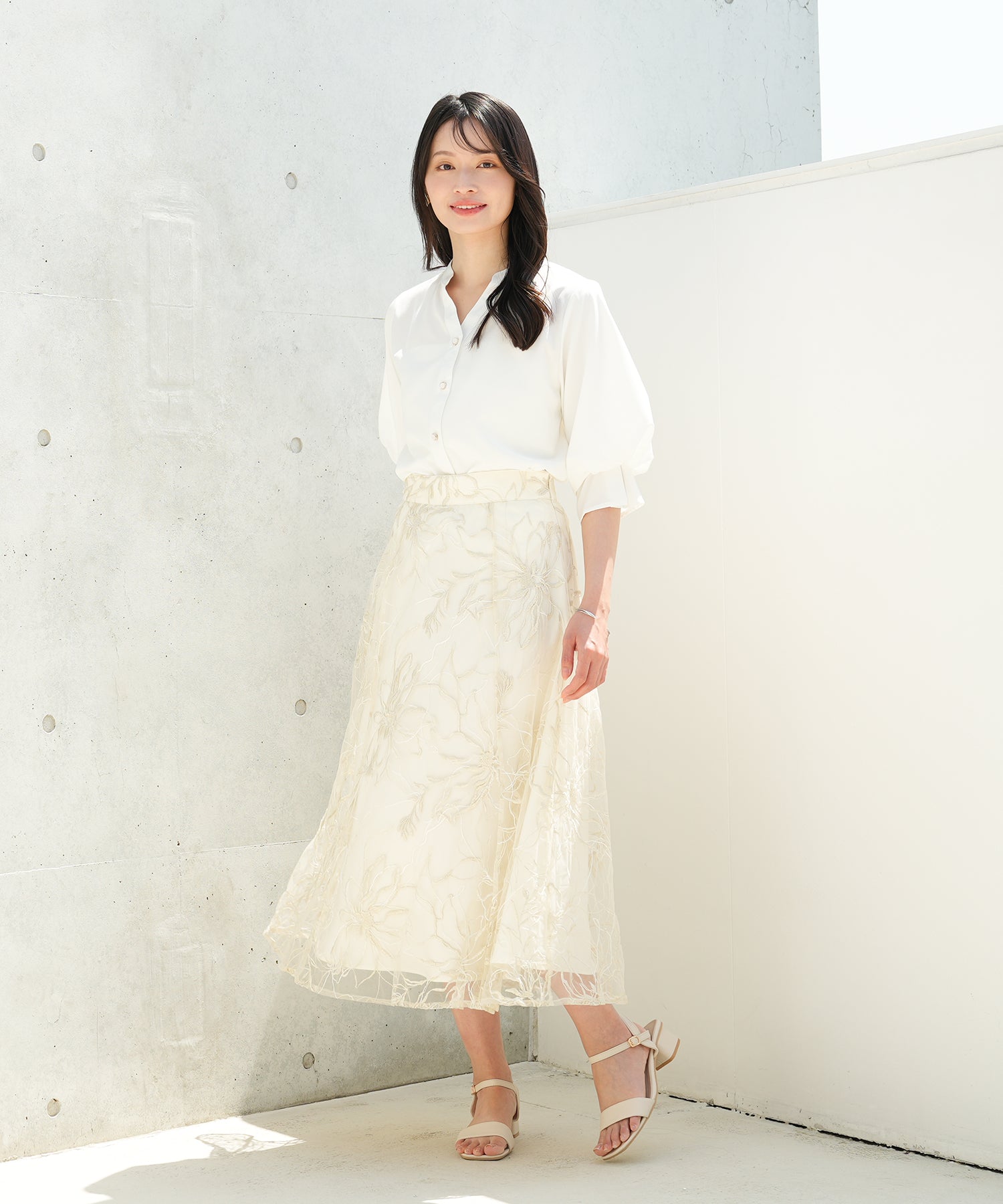 ホワイト model:165 着用サイズ:M