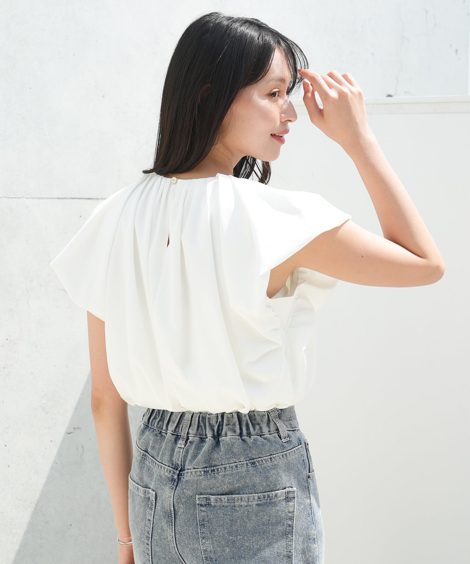 ホワイト model:165 着用サイズ:M