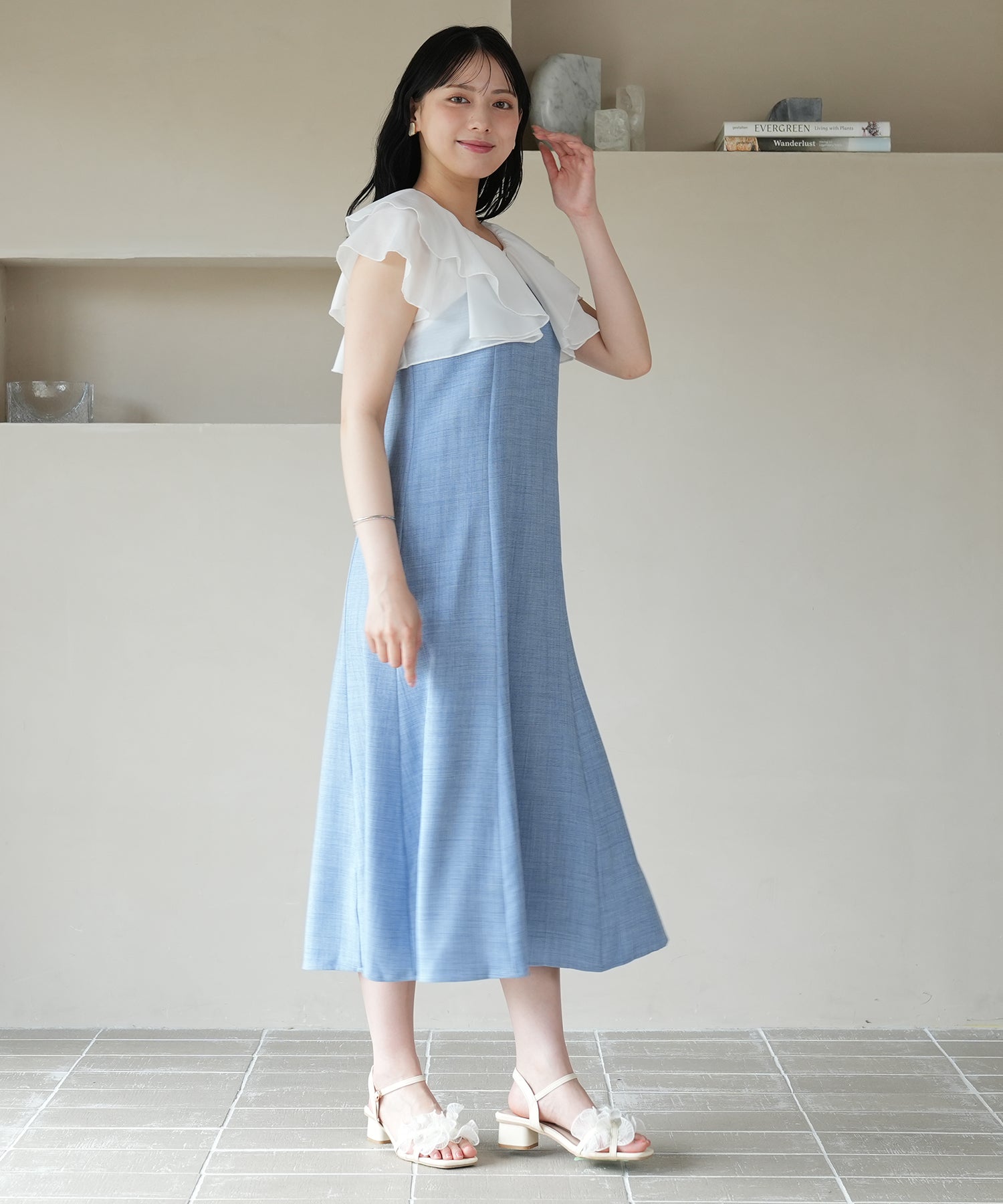 ブルー model:165cm 着用サイズ:M