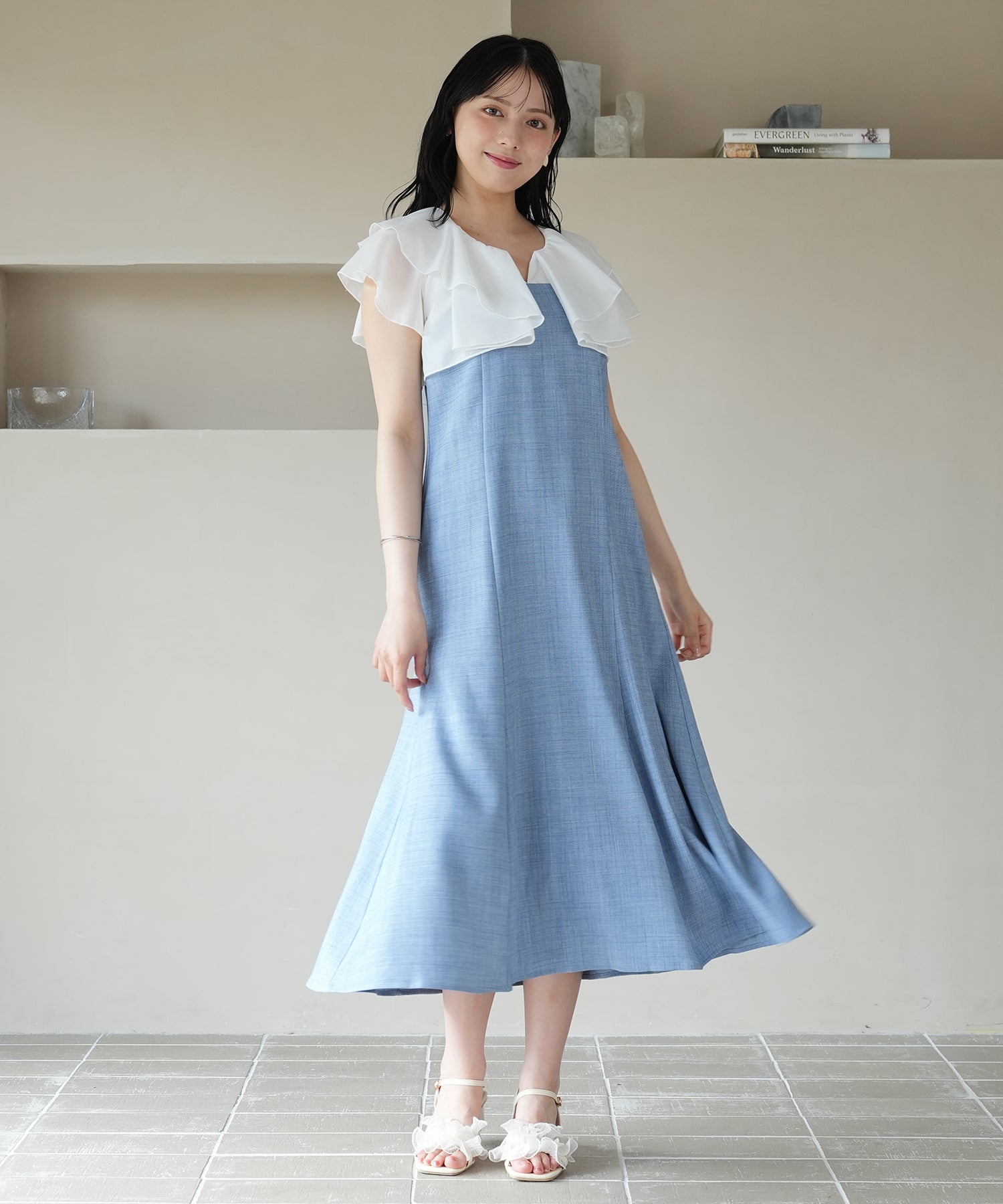 ブルー model:165cm 着用サイズ:M