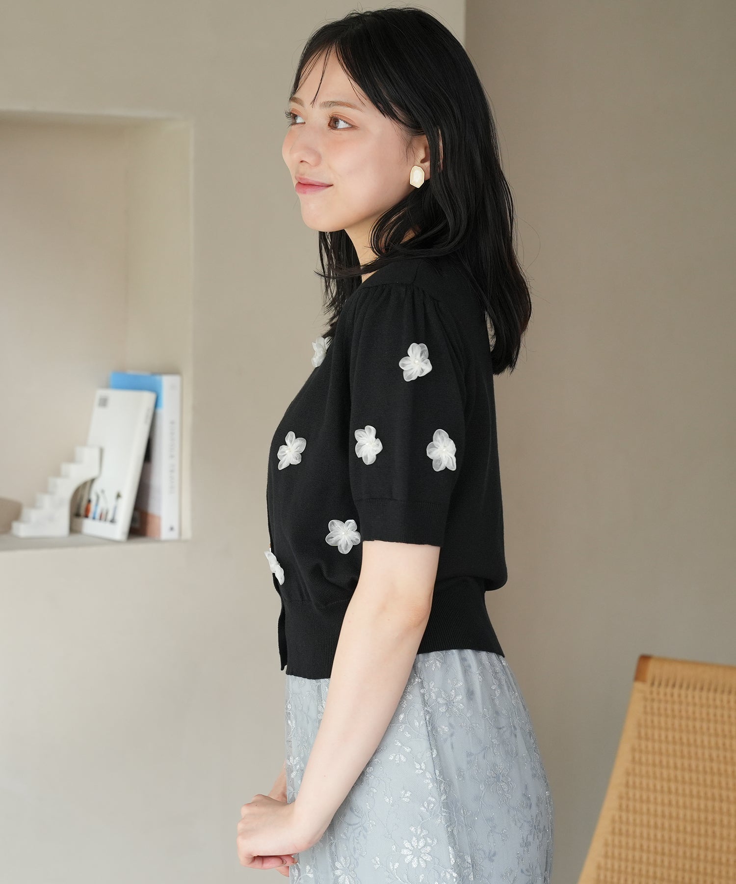 ブラック model:164 着用サイズ:M