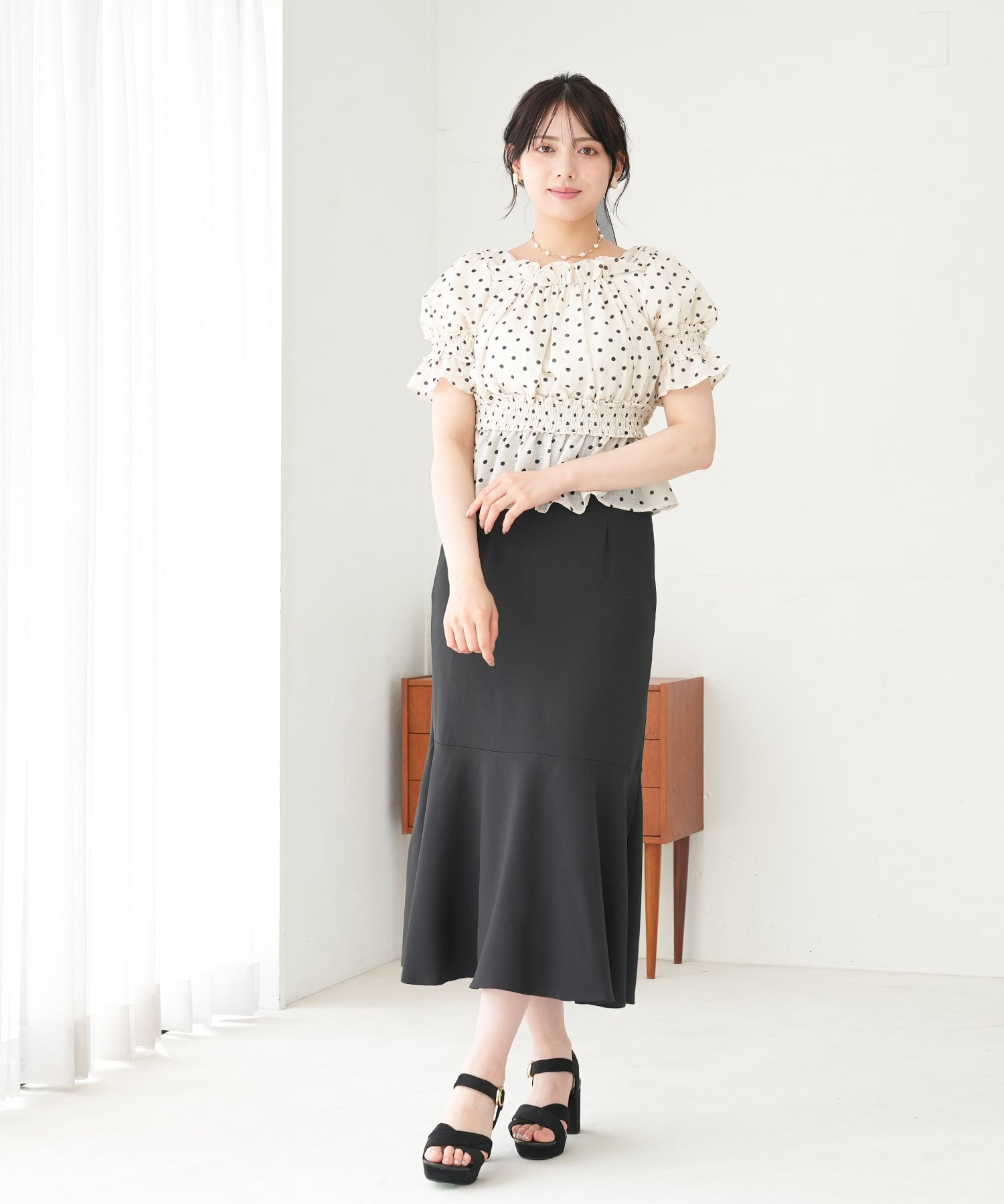 ブラック model:164 着用サイズ:M