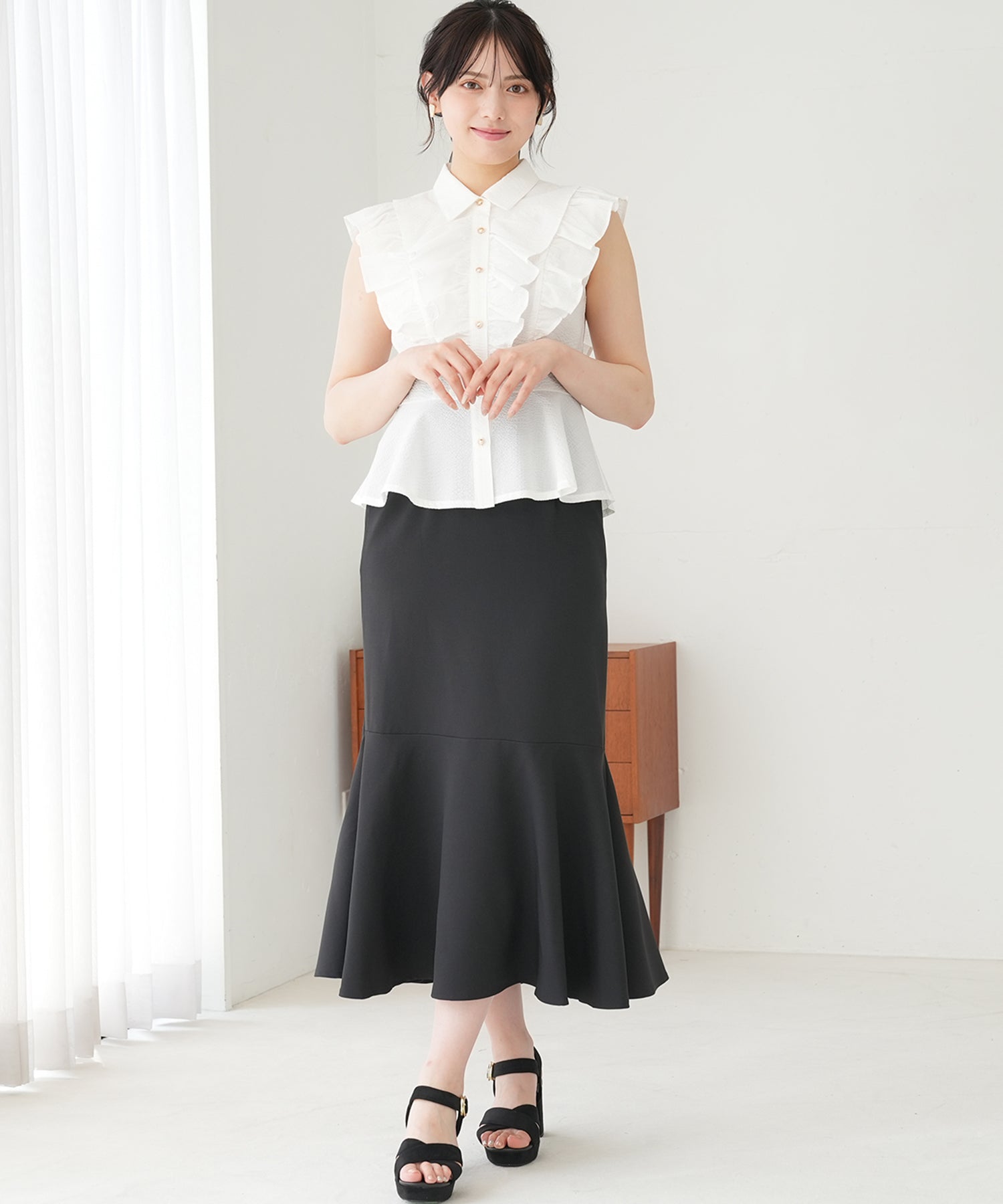 ホワイト model:164 着用サイズ:M
