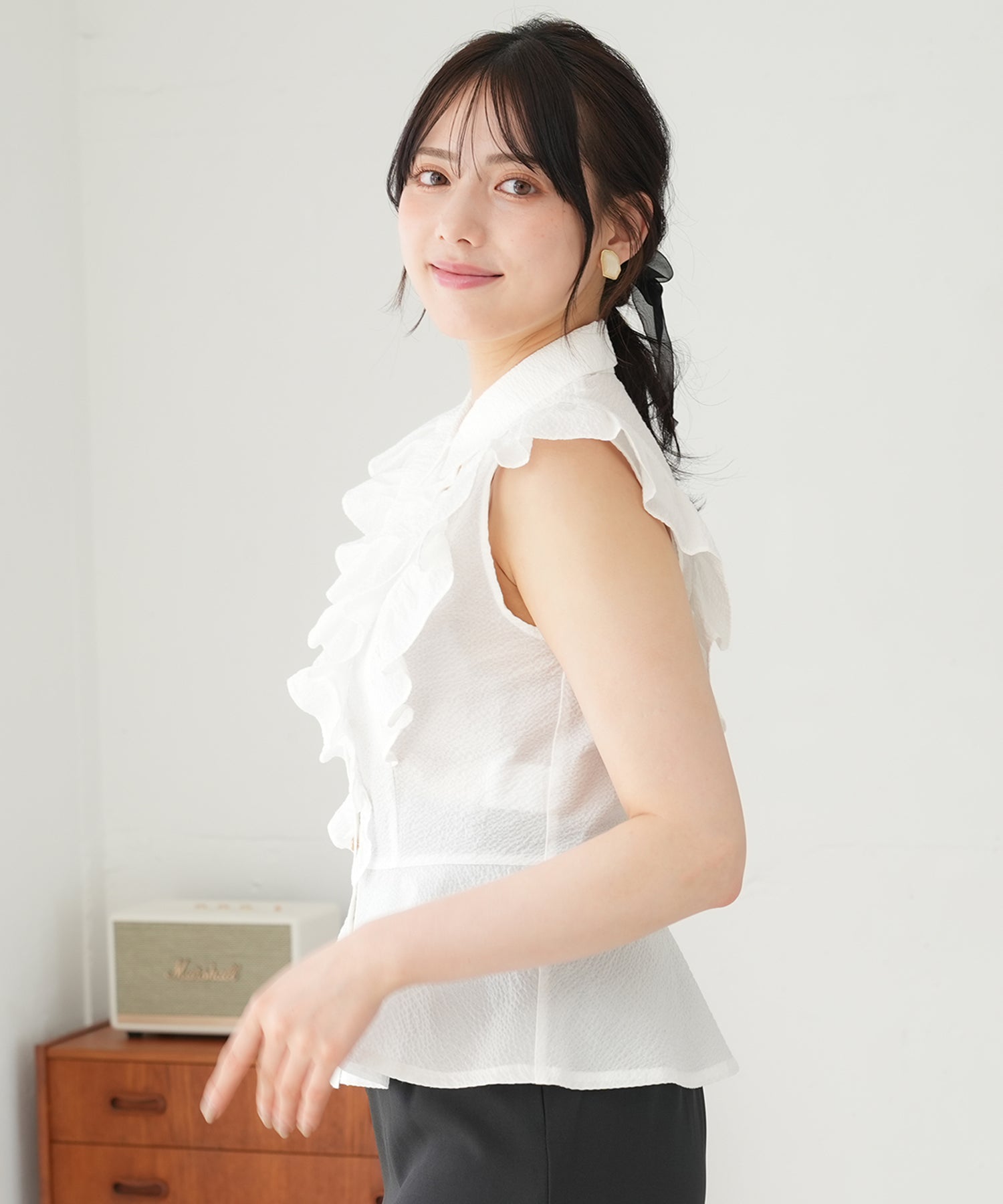 ホワイト model:164 着用サイズ:M