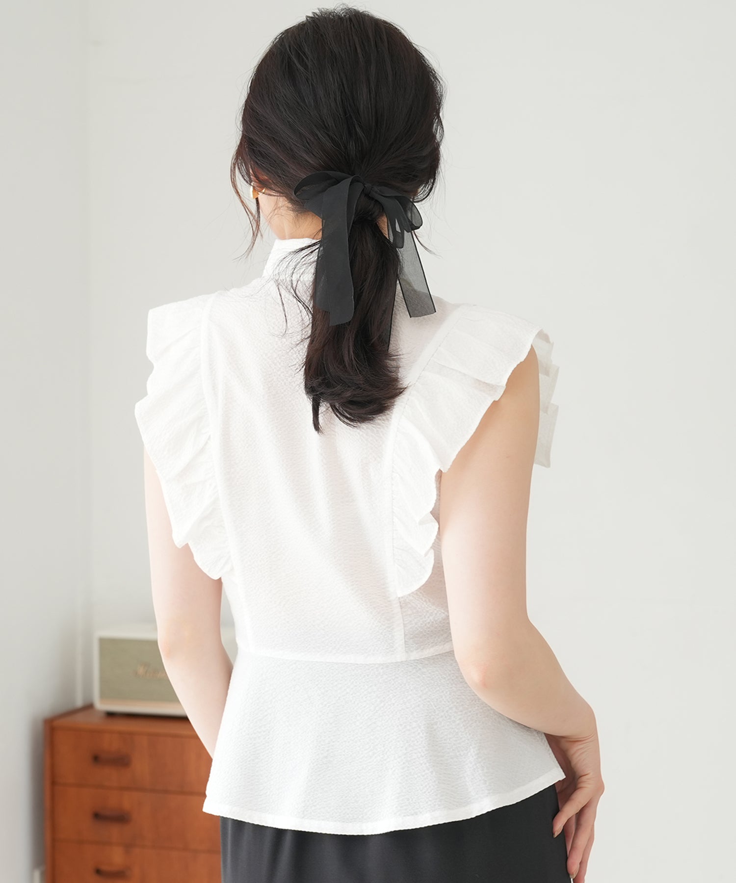 ホワイト model:164 着用サイズ:M