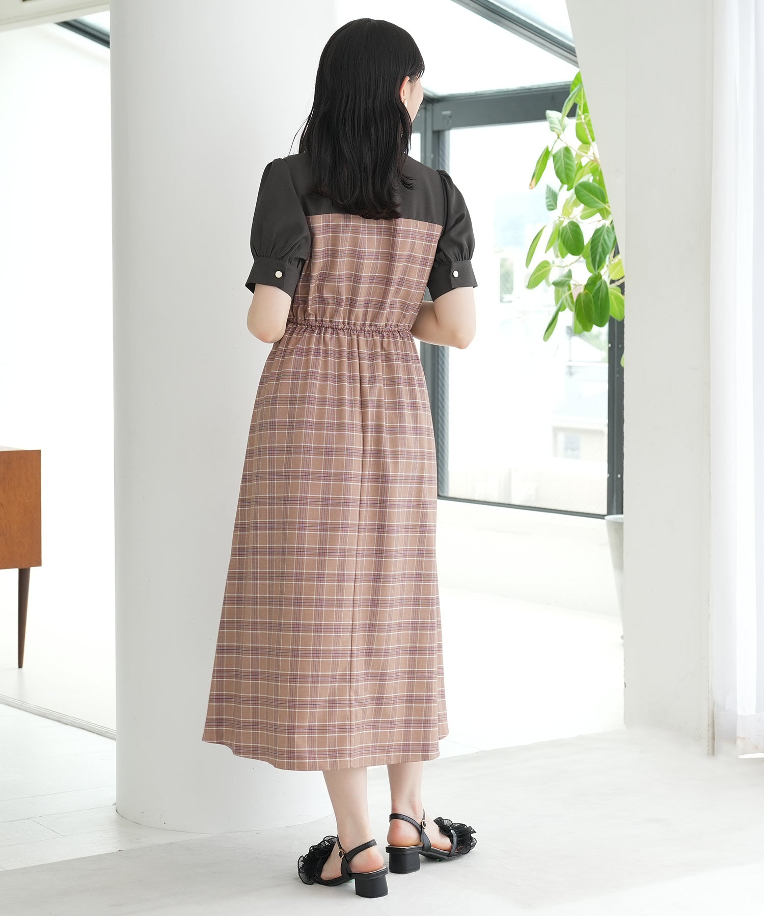 ブラウン model:164 着用サイズ:M