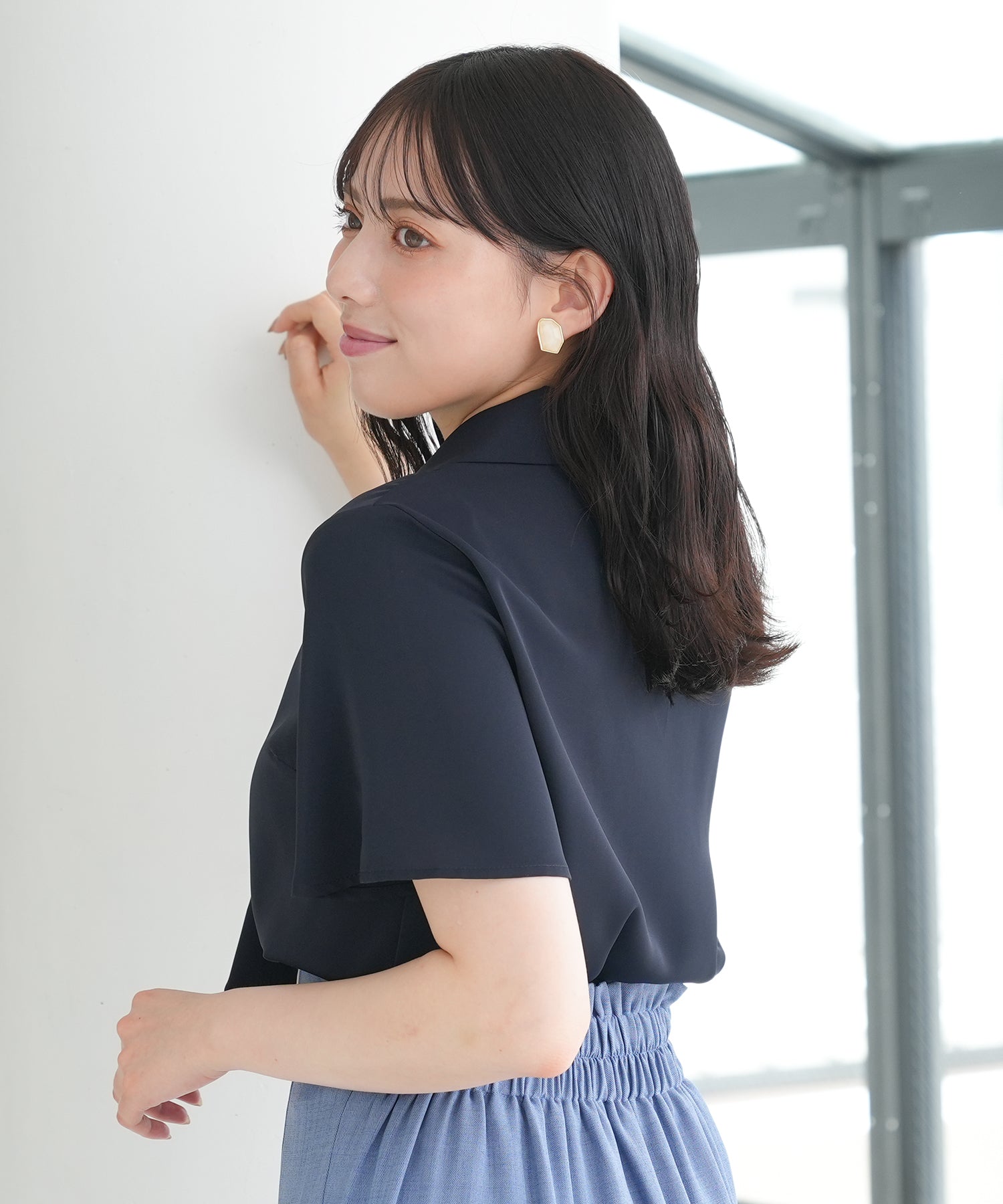 ネイビー model:164 着用サイズ:M