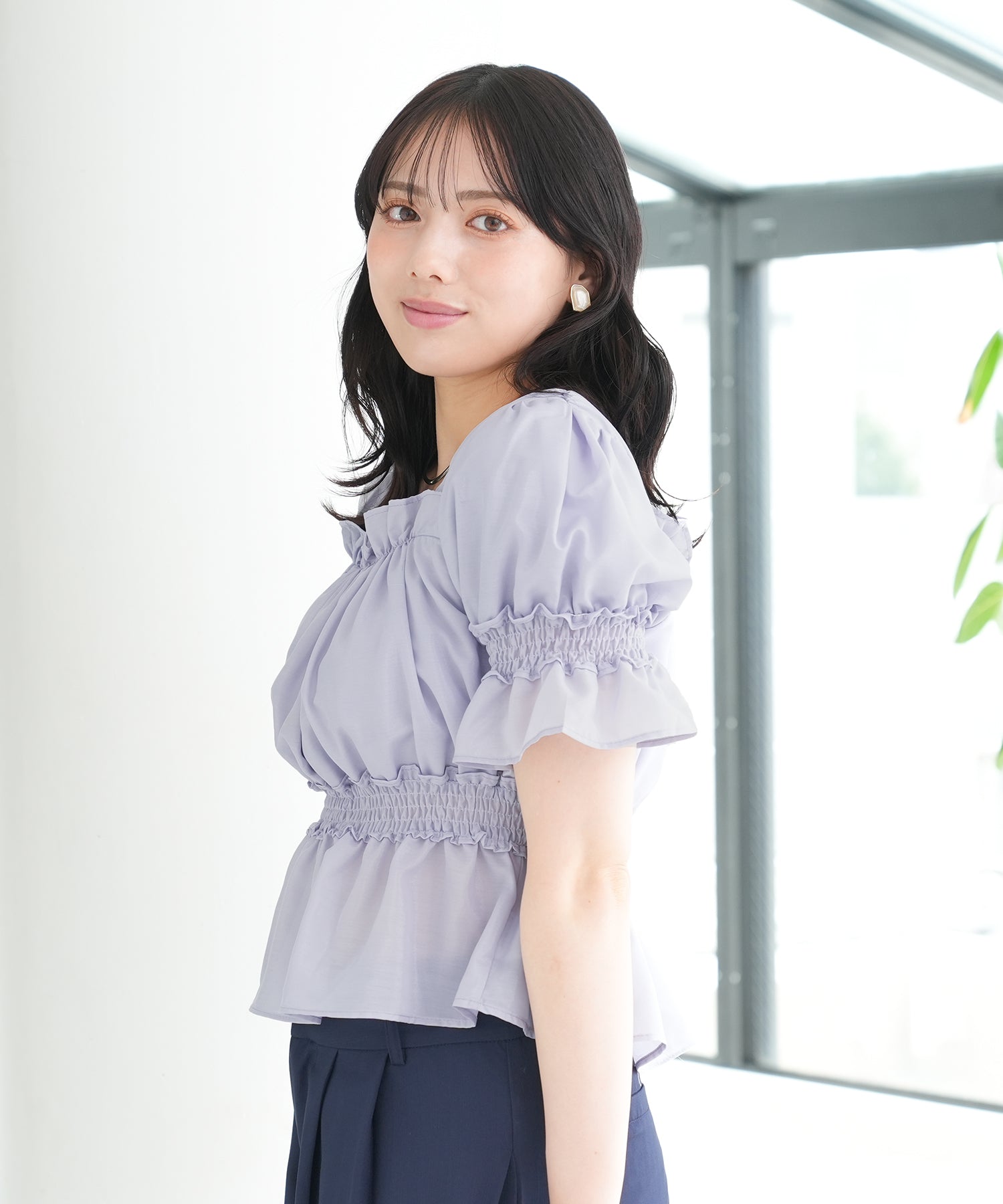 ラベンダー model:164 着用サイズ:M