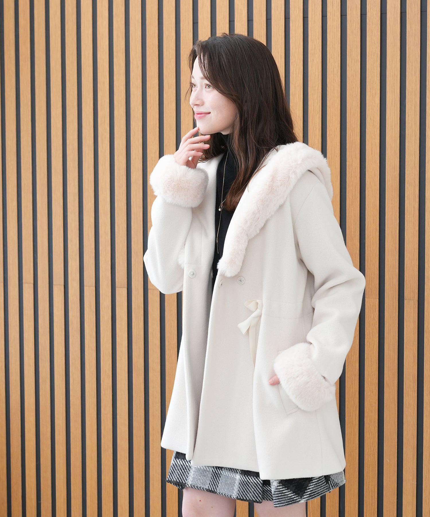 ホワイト model:162 着用サイズ:M