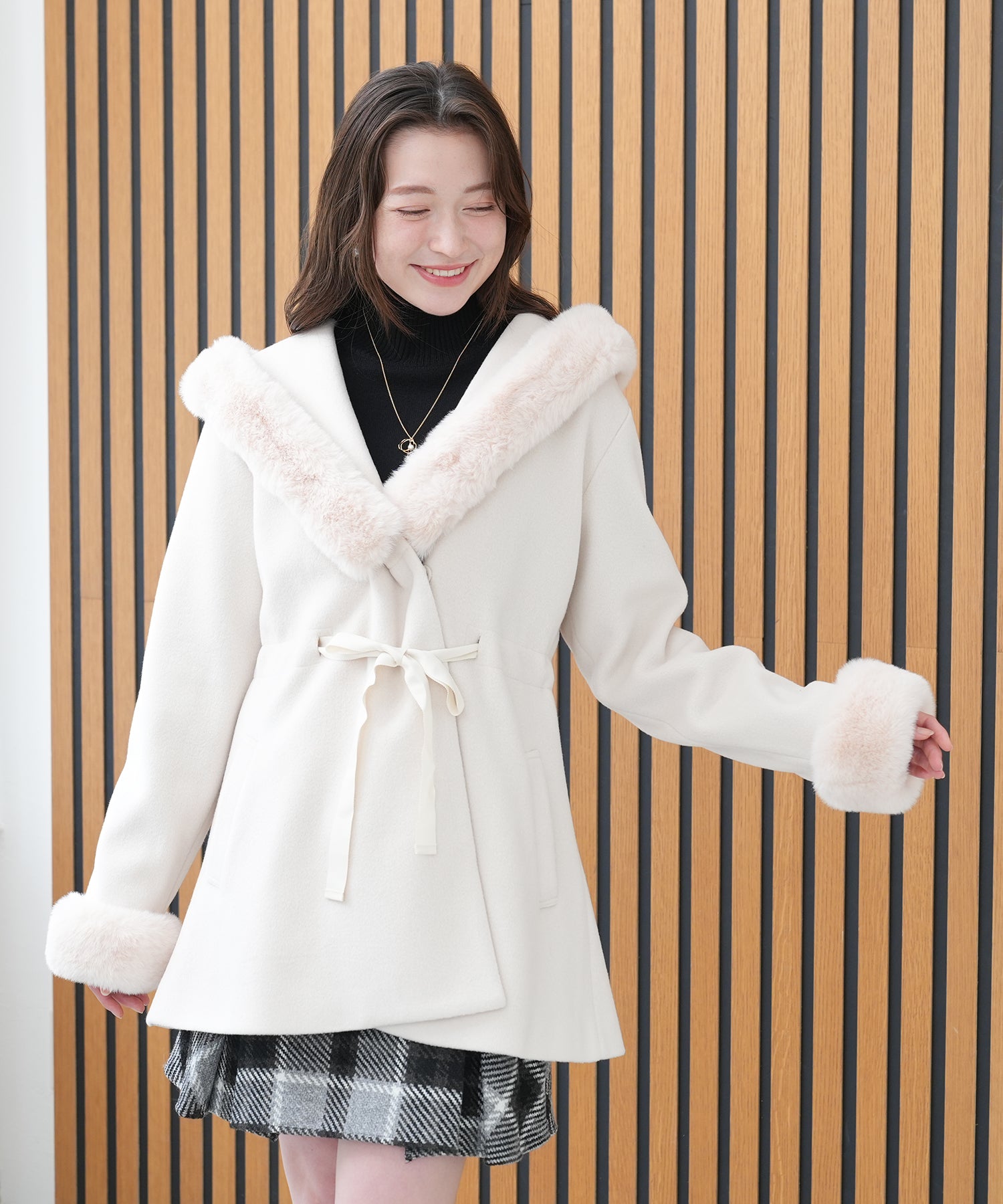 ホワイト model:162 着用サイズ:M