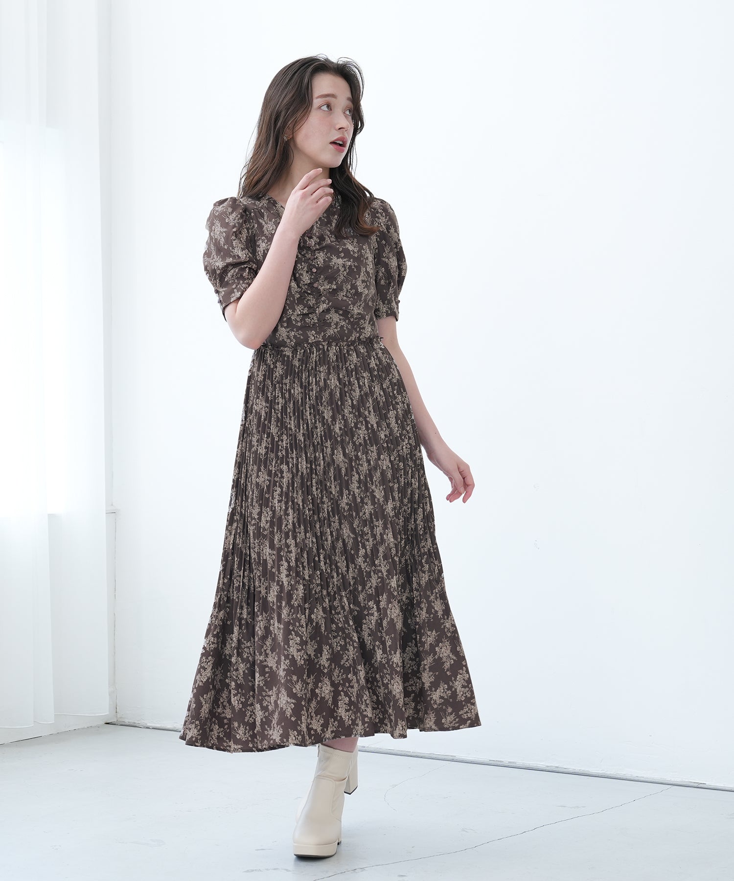 ブラウン model:162 着用サイズ:M