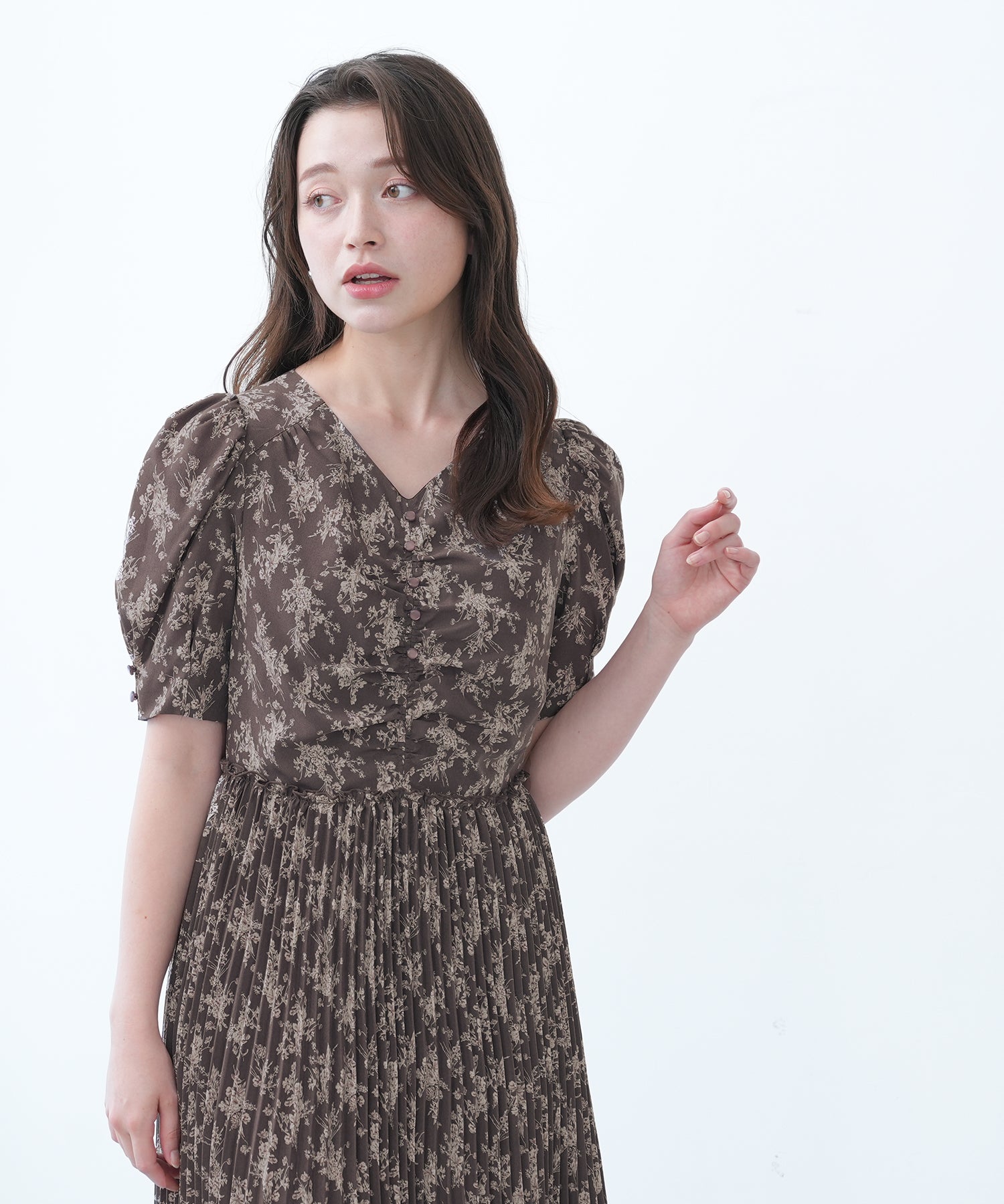 ブラウン model:162 着用サイズ:M