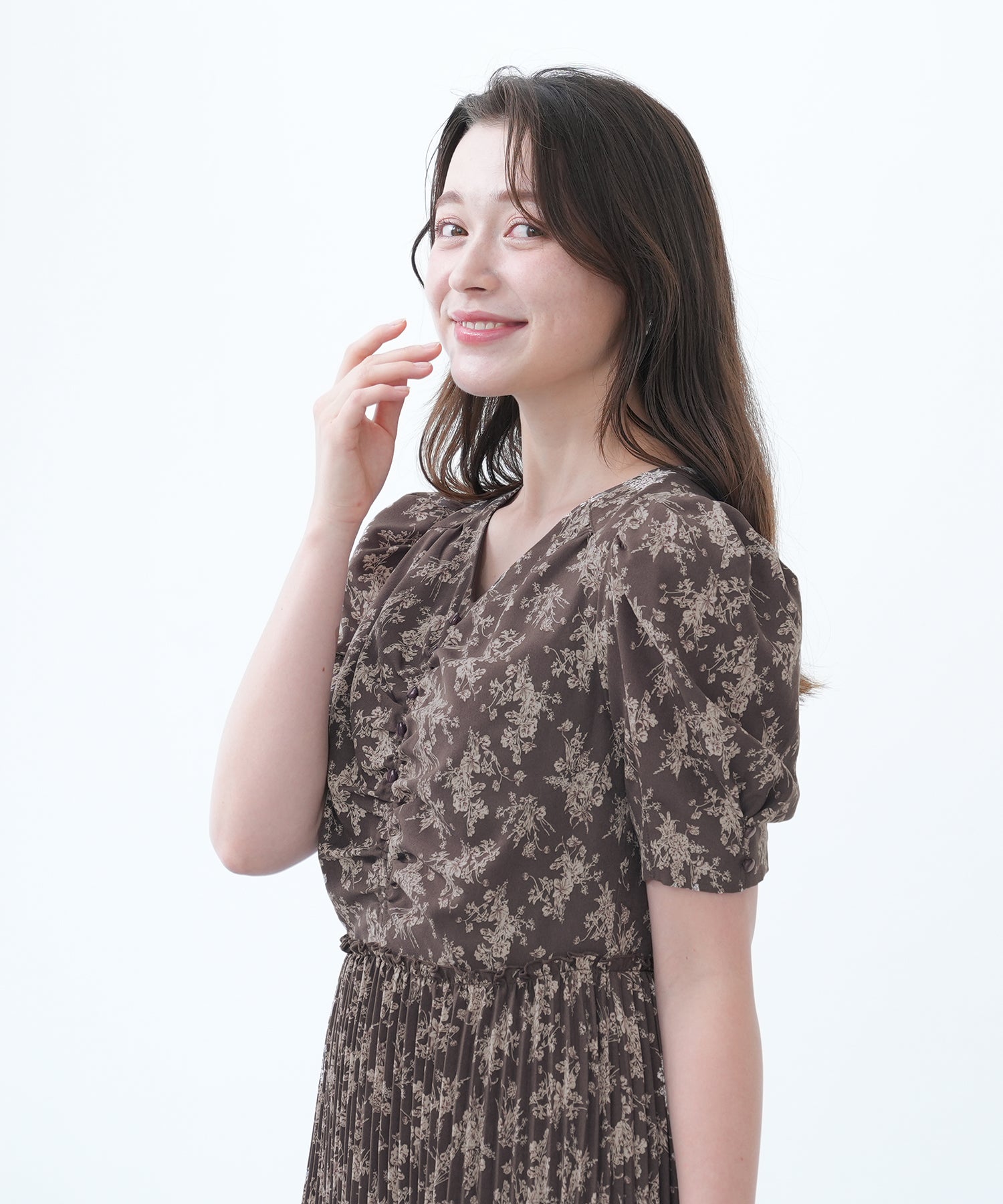ブラウン model:162 着用サイズ:M