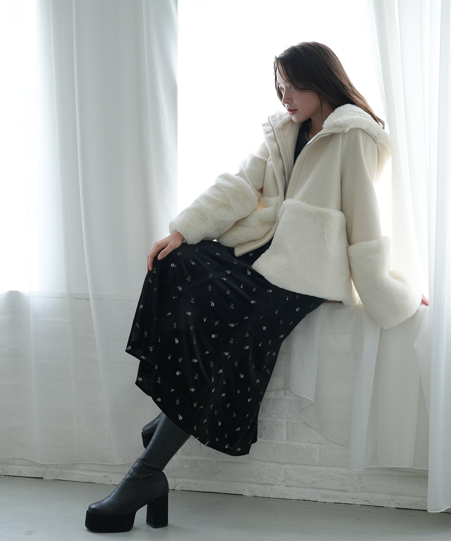 ホワイト model:162 着用サイズ:M