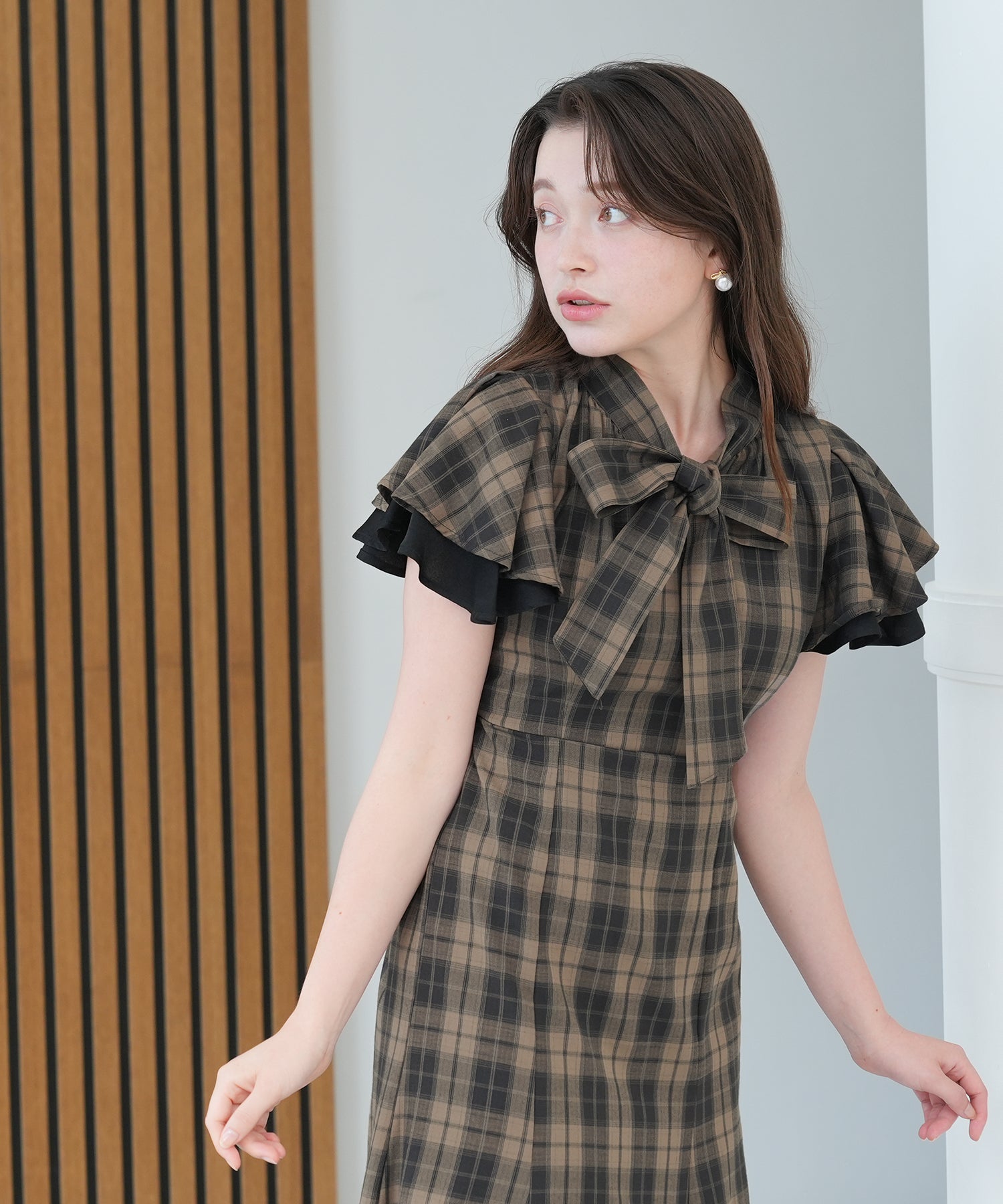 ブラウン model:162 着用サイズ:M