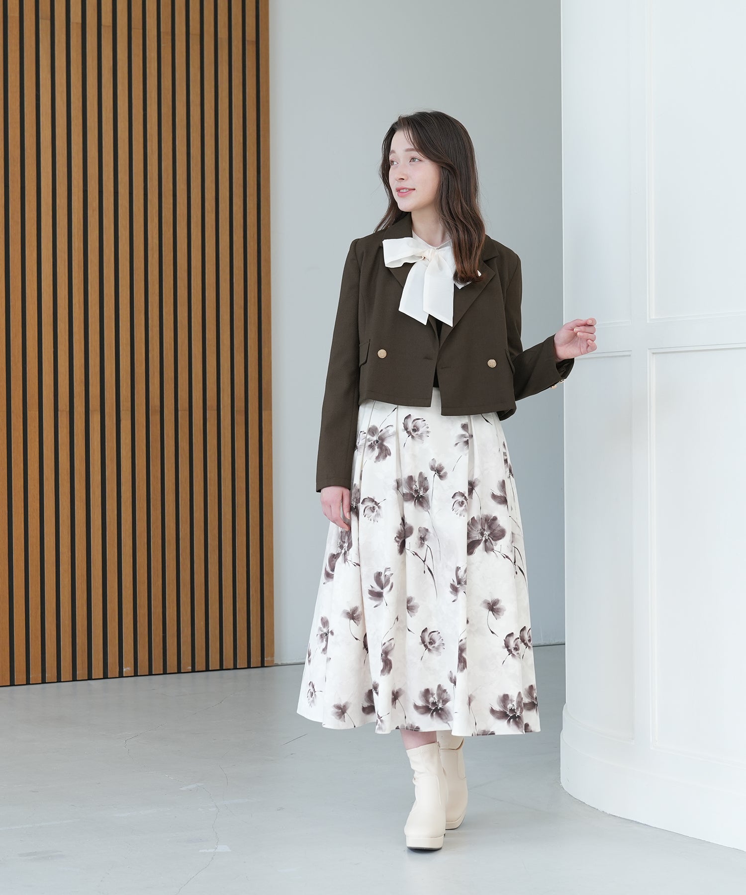 ブラウン model:162 着用サイズ:M