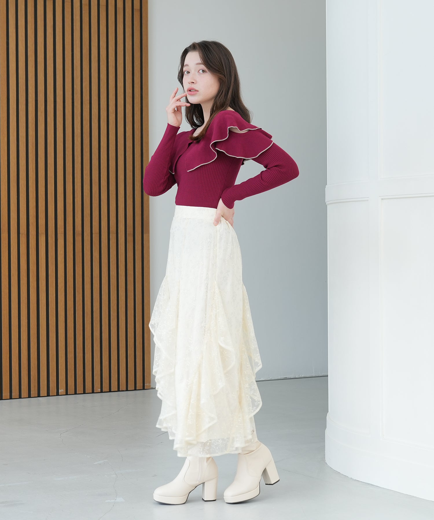 ワイン model:162 着用サイズ:M