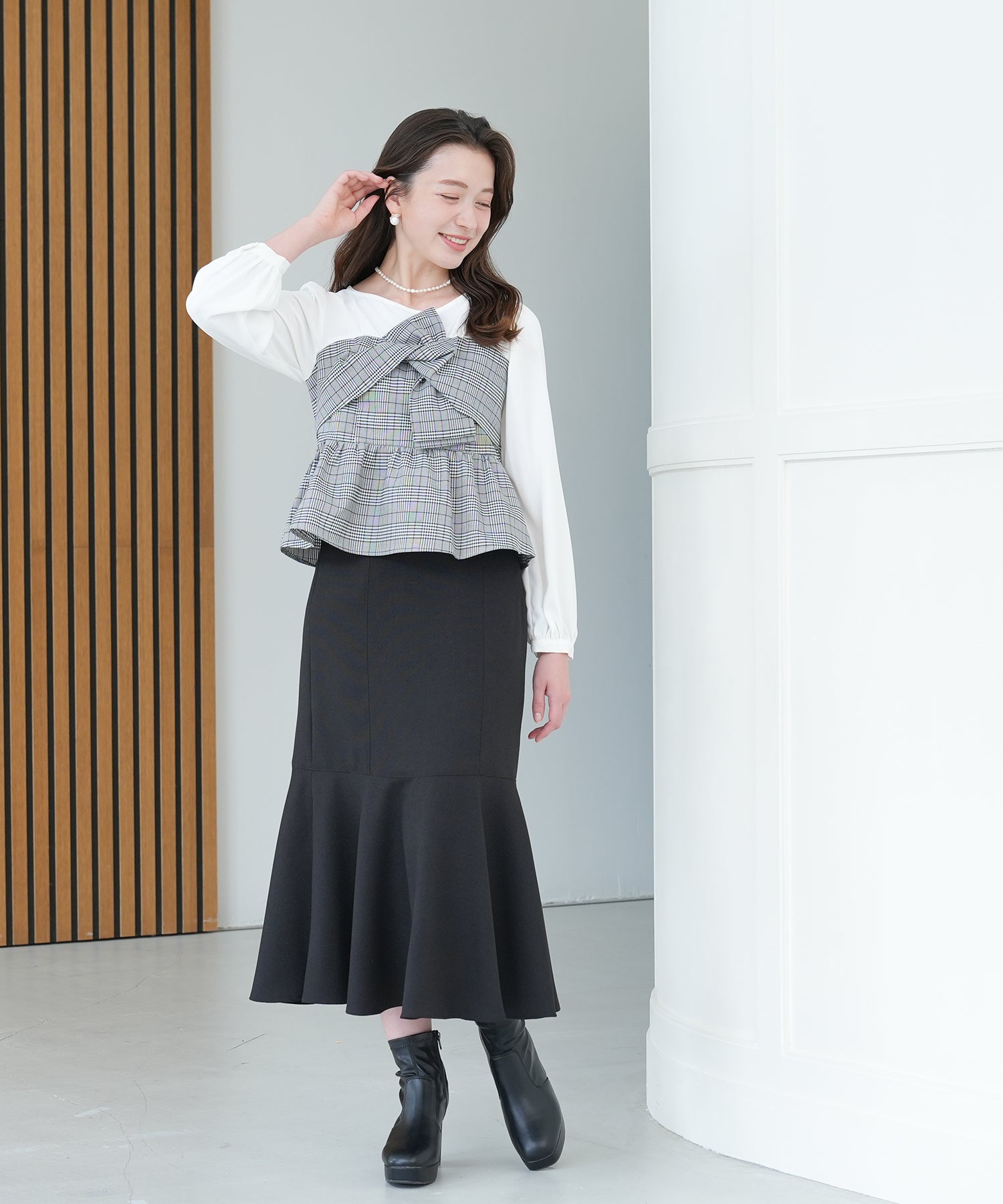 ブラック model:162 着用サイズ:M