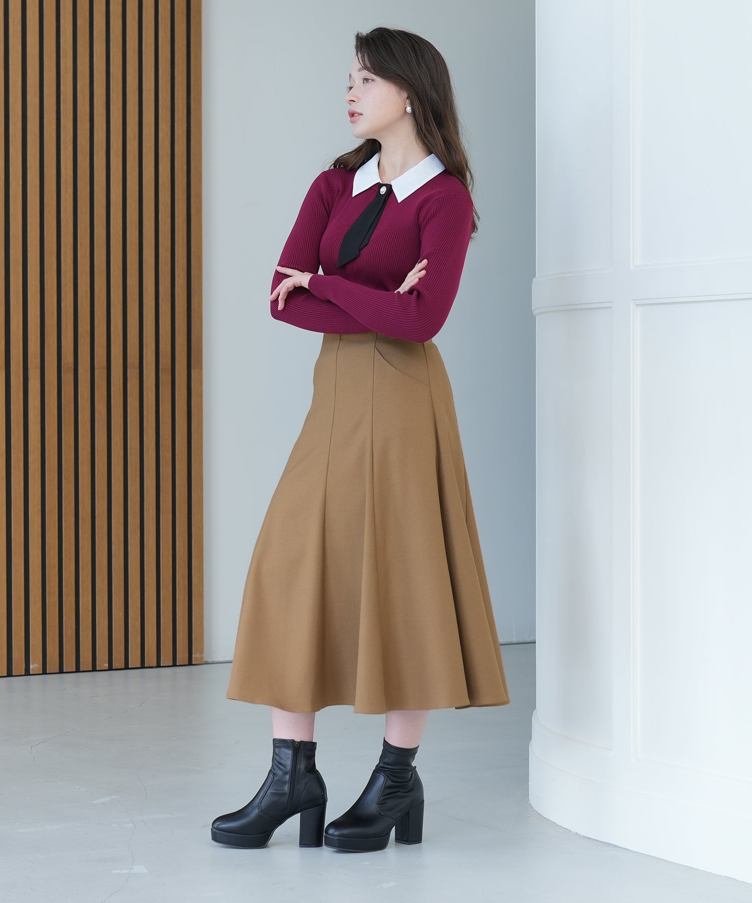 キャメル model:162 着用サイズ:M