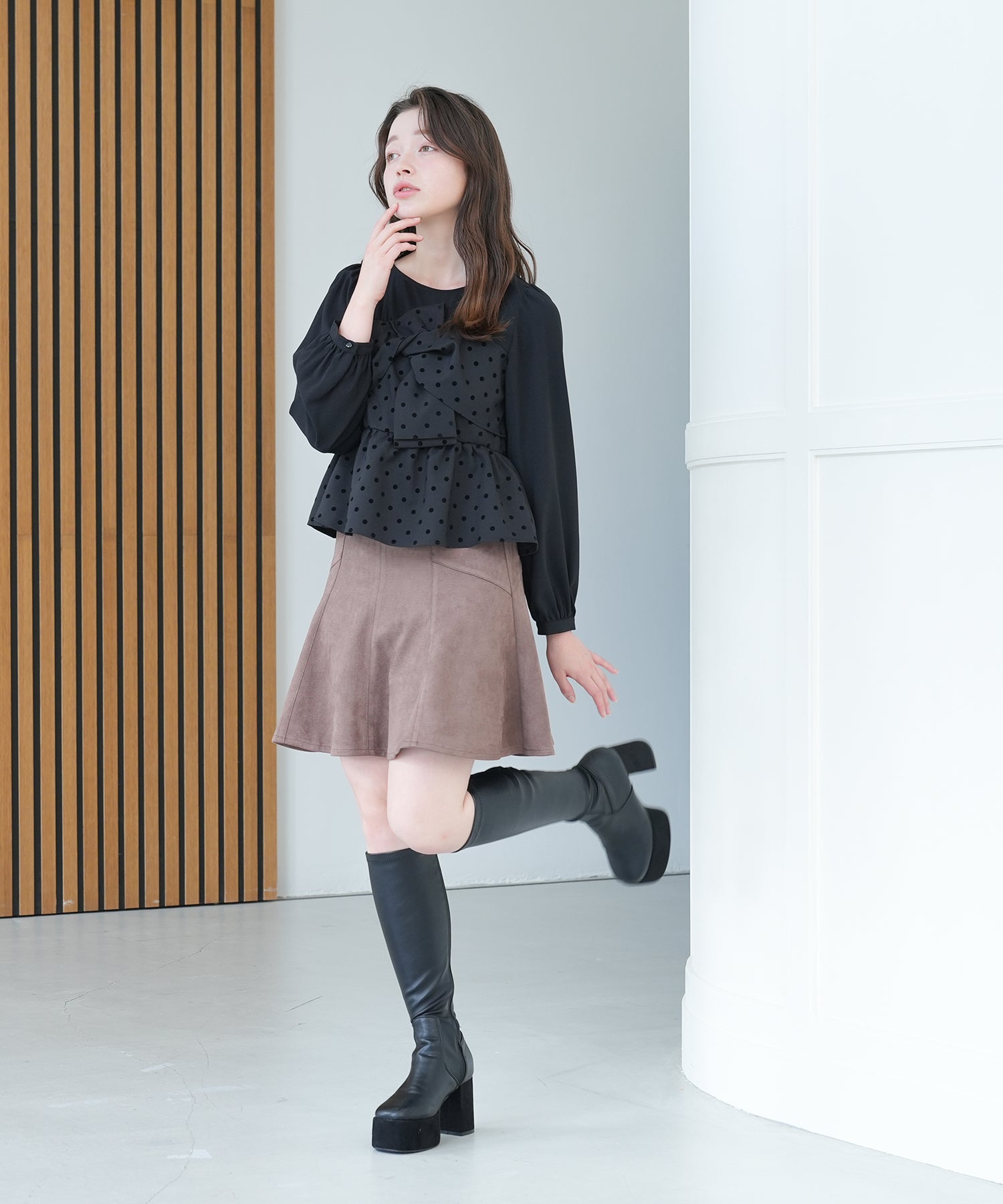 ブラック model:162 着用サイズ:M