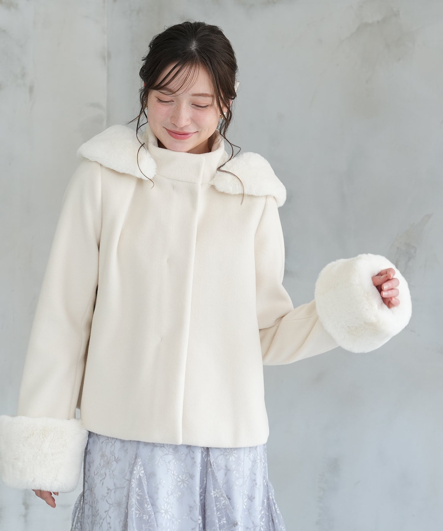 ホワイト model:162 着用サイズ:M