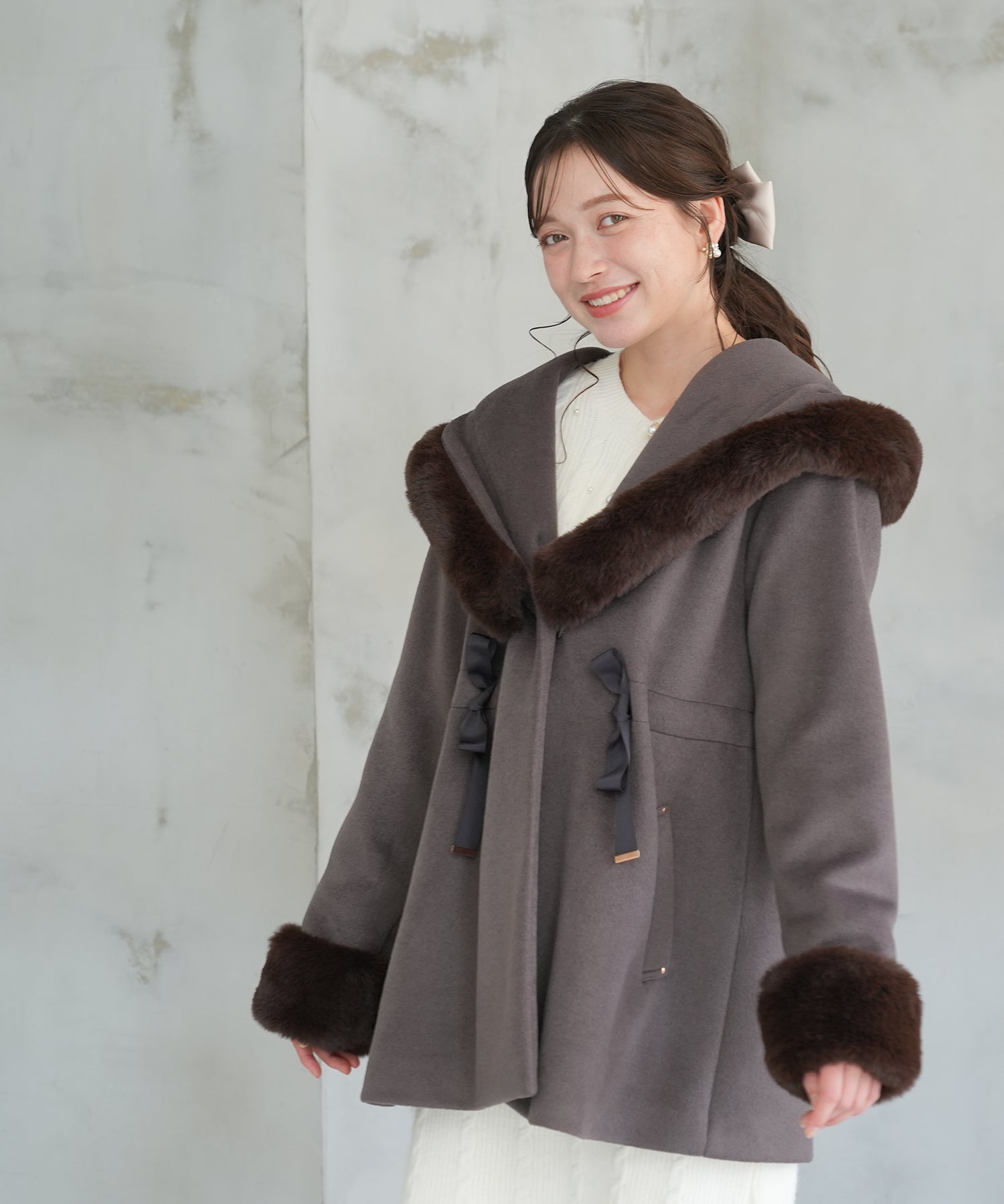 ブラウン model:162 着用サイズ:M