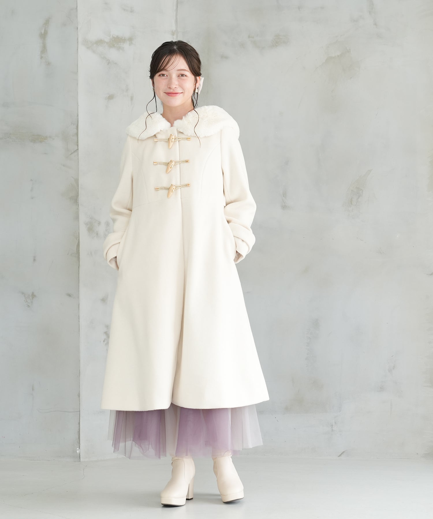 ホワイト model:162 着用サイズ:M