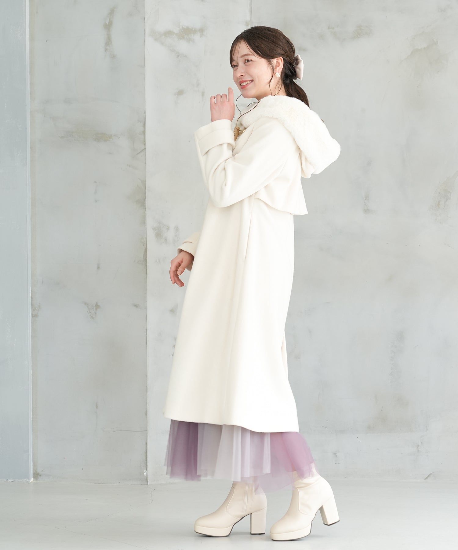 ホワイト model:162 着用サイズ:M