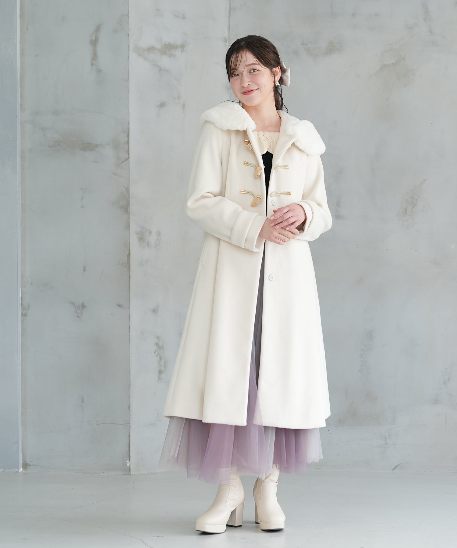 ホワイト model:162 着用サイズ:M