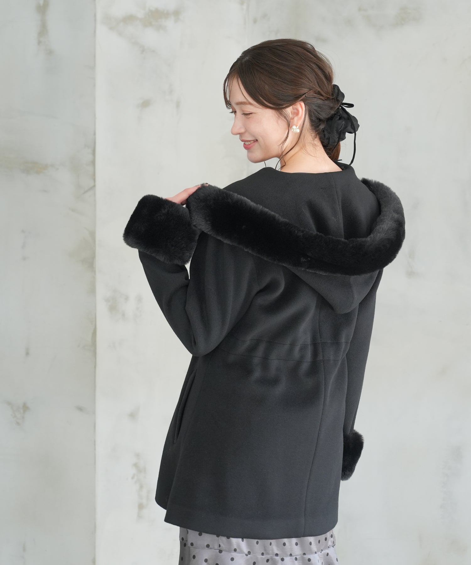 ブラック model:162 着用サイズ:M