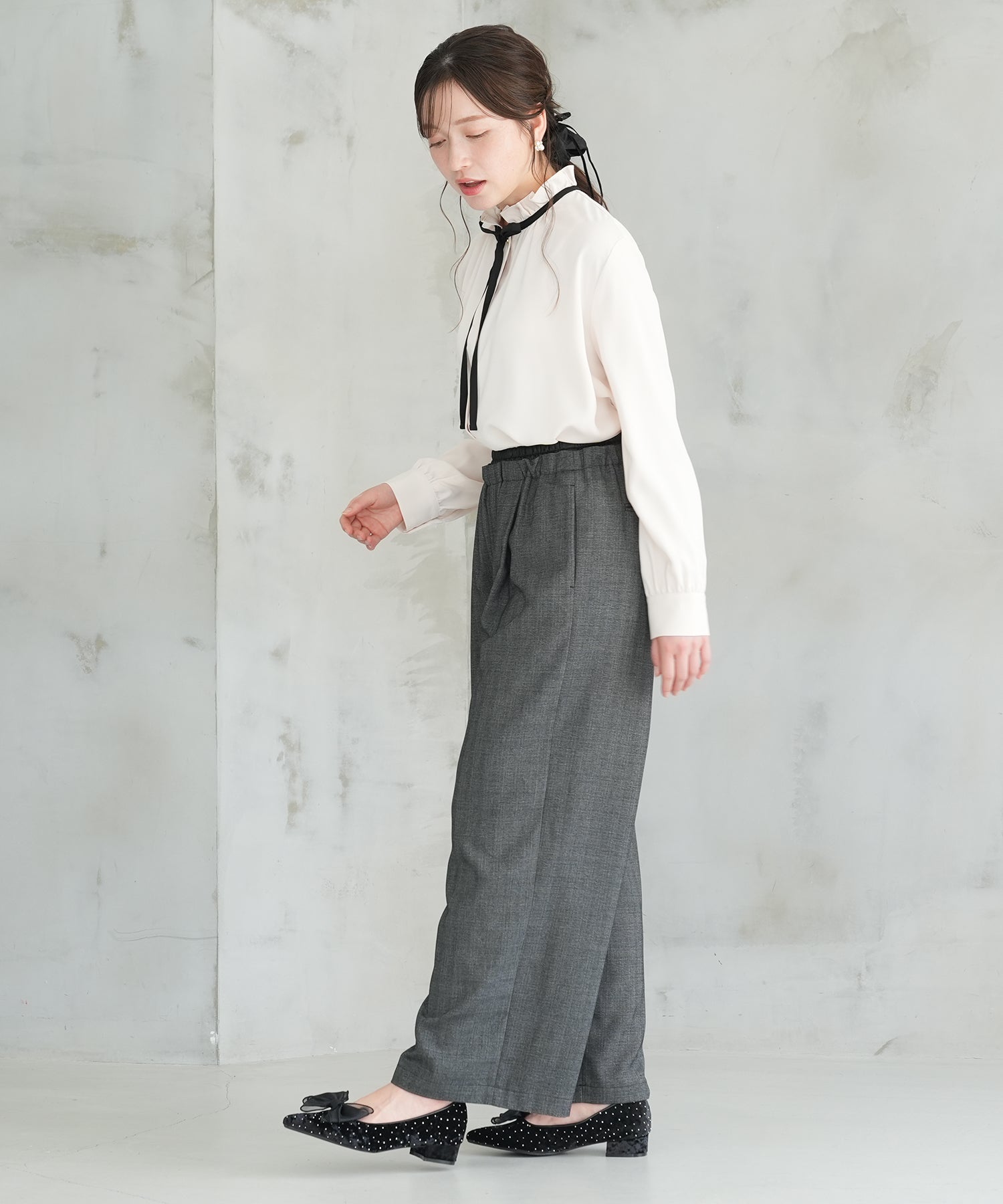 ミディアムグレー model:162 着用サイズ:M