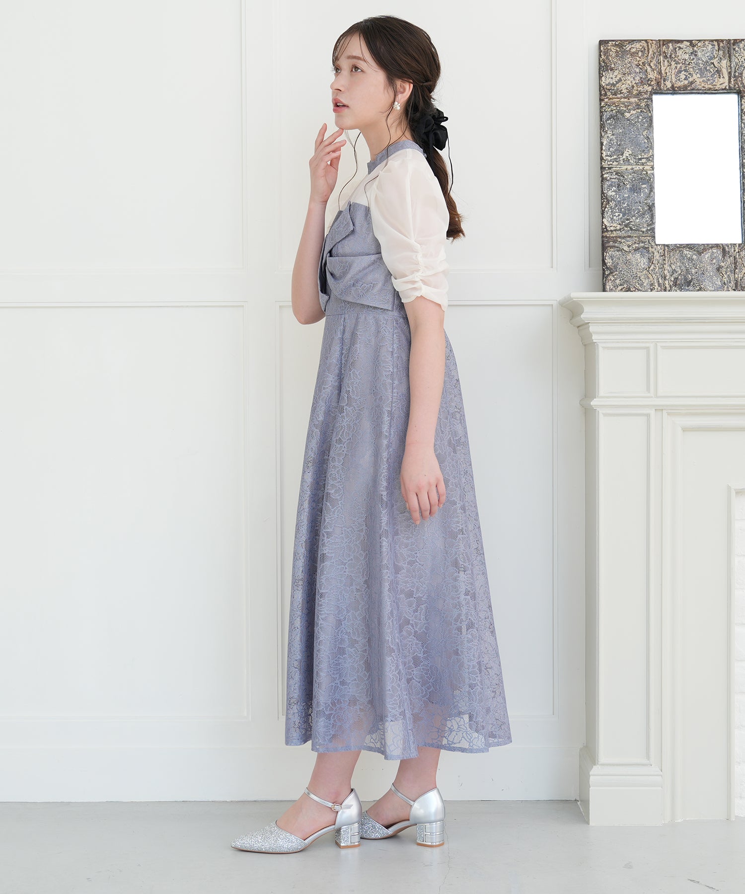 ブルー model:162cm 着用サイズ:M