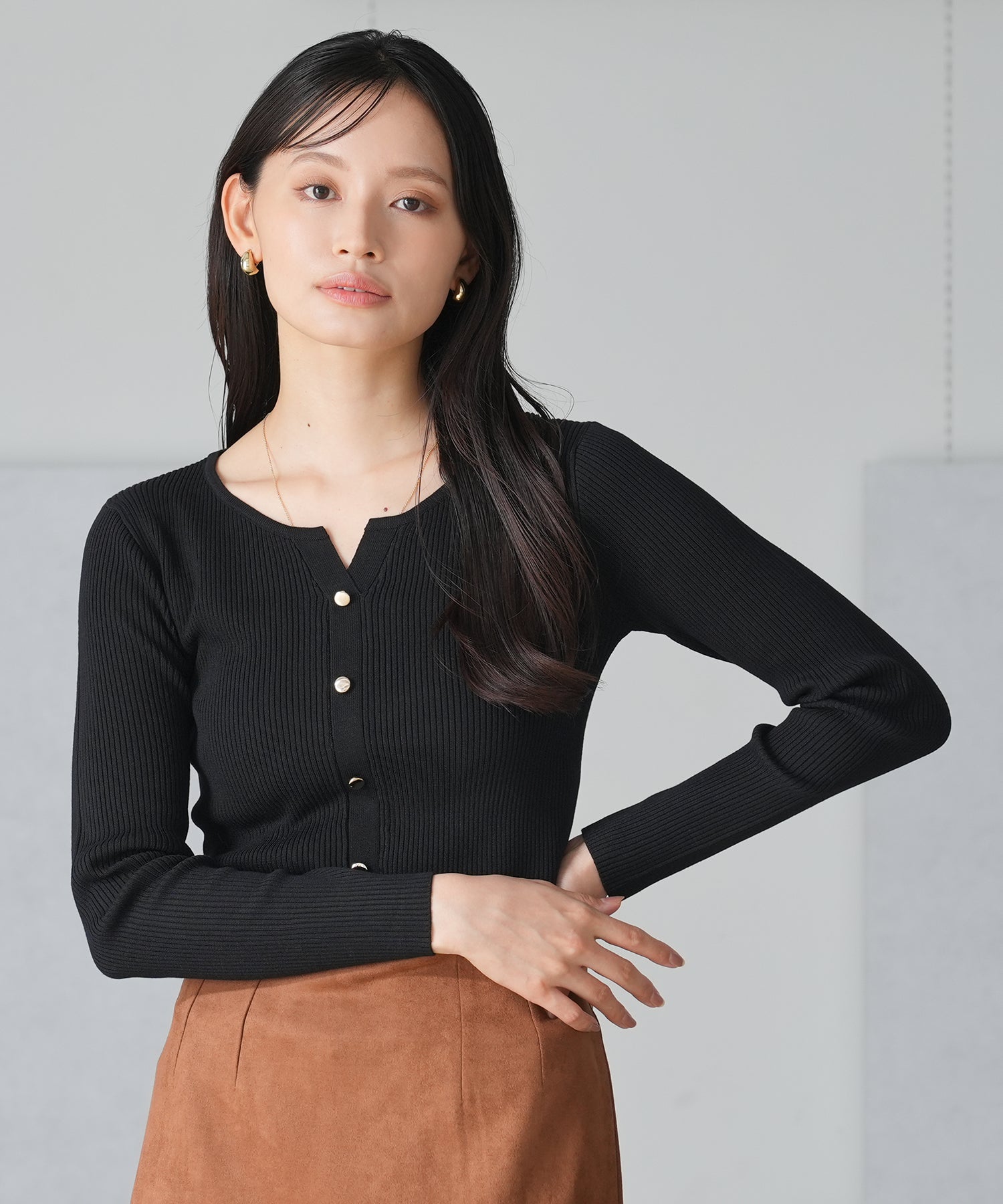 ブラック model:165 着用サイズ:M