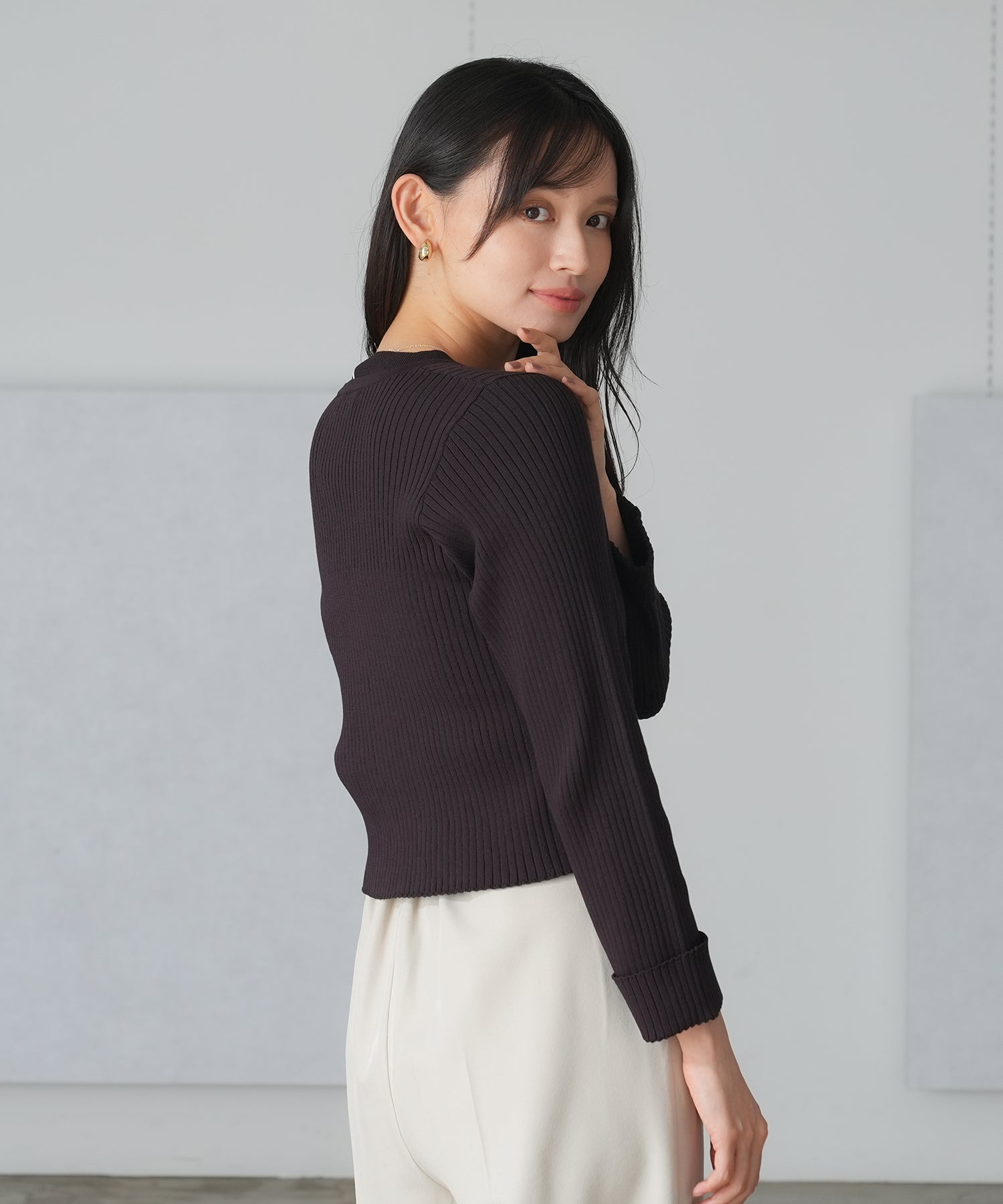 ブラウン model:165 着用サイズ:M