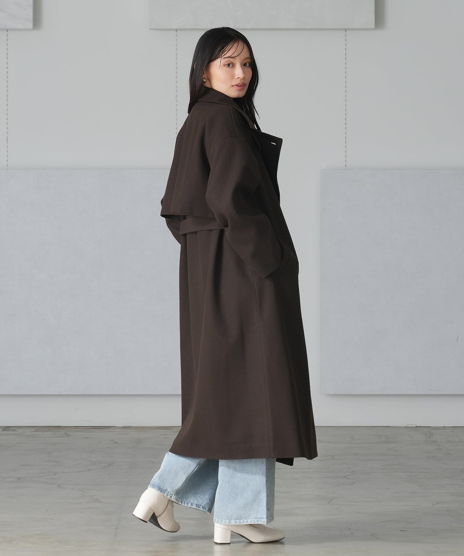 ブラウン model:165 着用サイズ:M