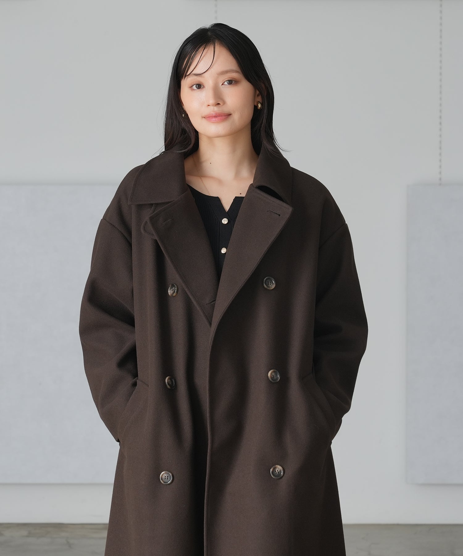 ブラウン model:165 着用サイズ:M