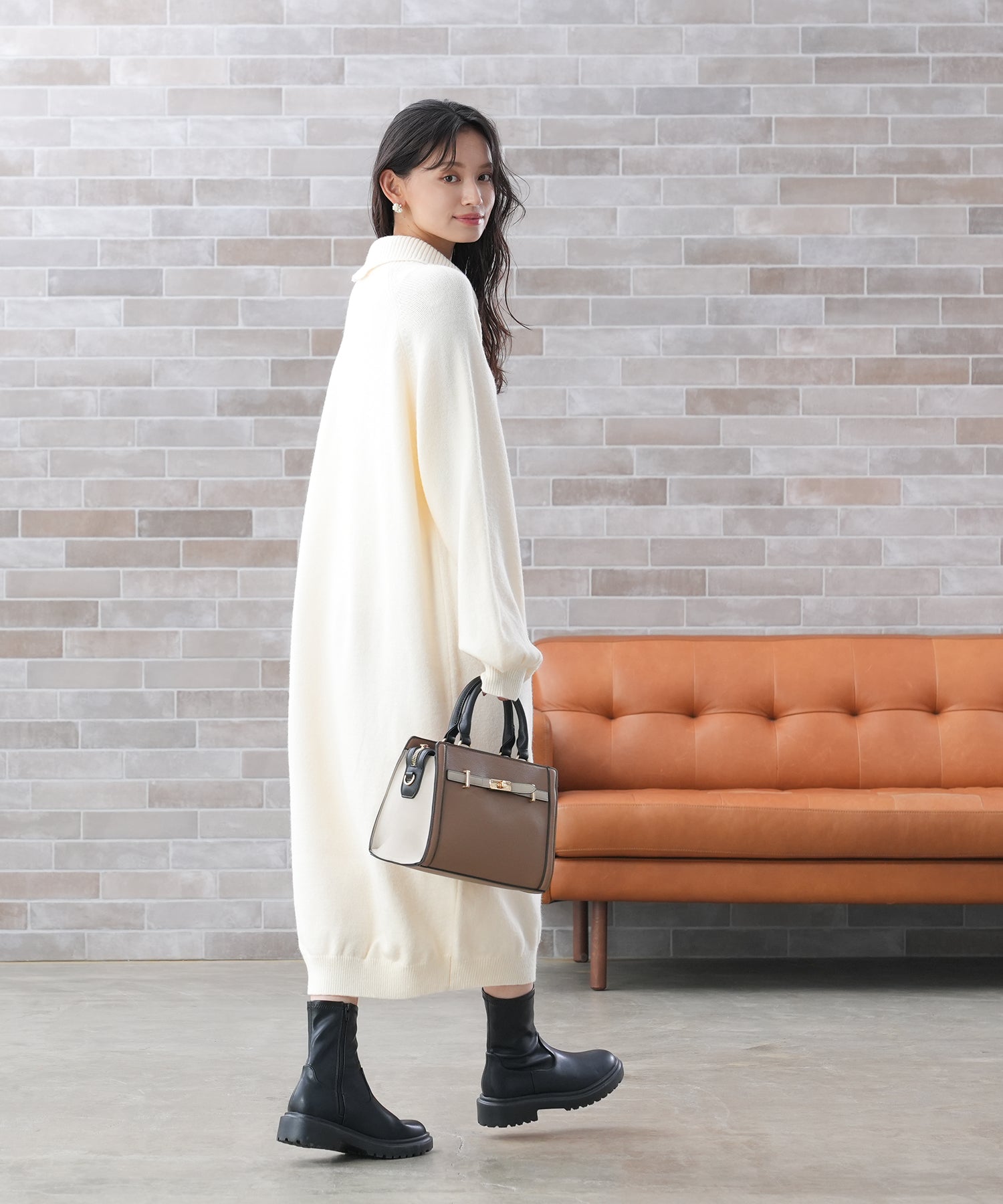 アイボリー model:165 着用サイズ:M