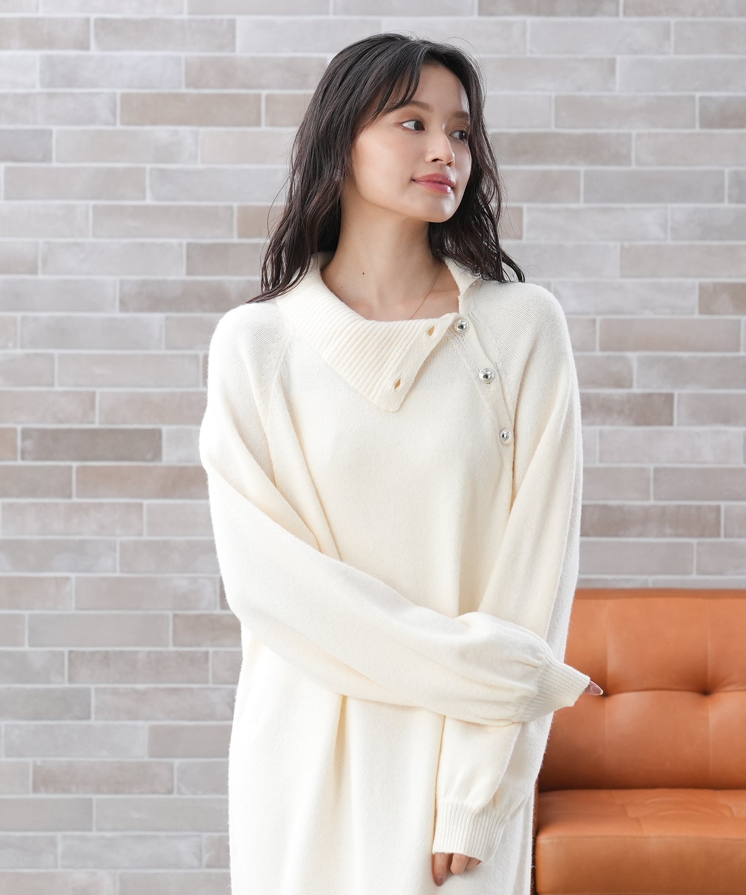 アイボリー model:165 着用サイズ:M