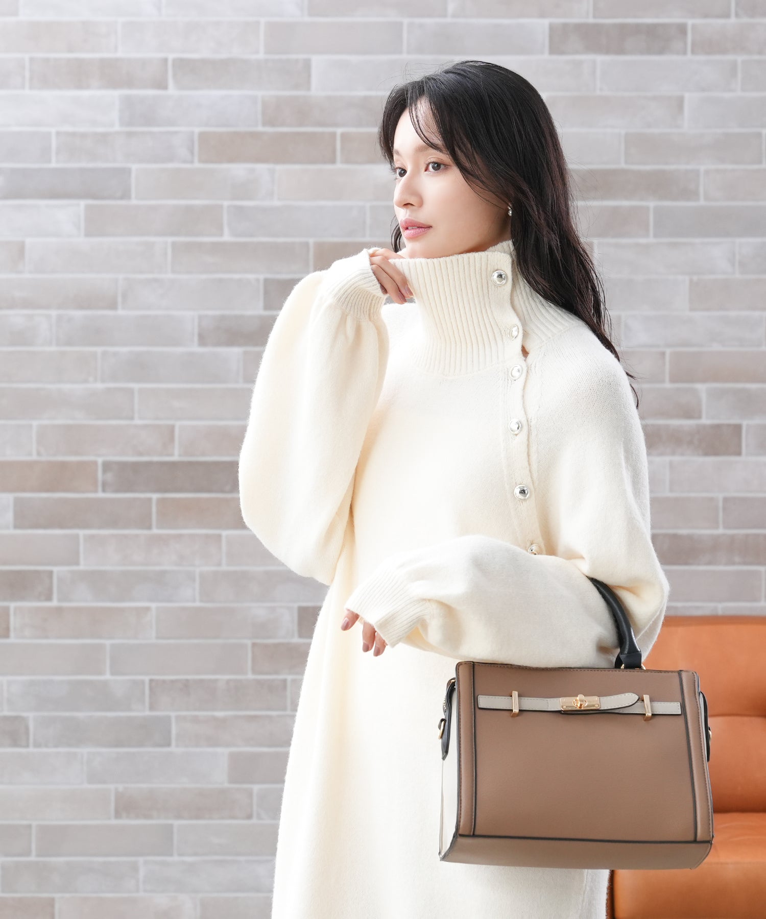 アイボリー model:165 着用サイズ:M