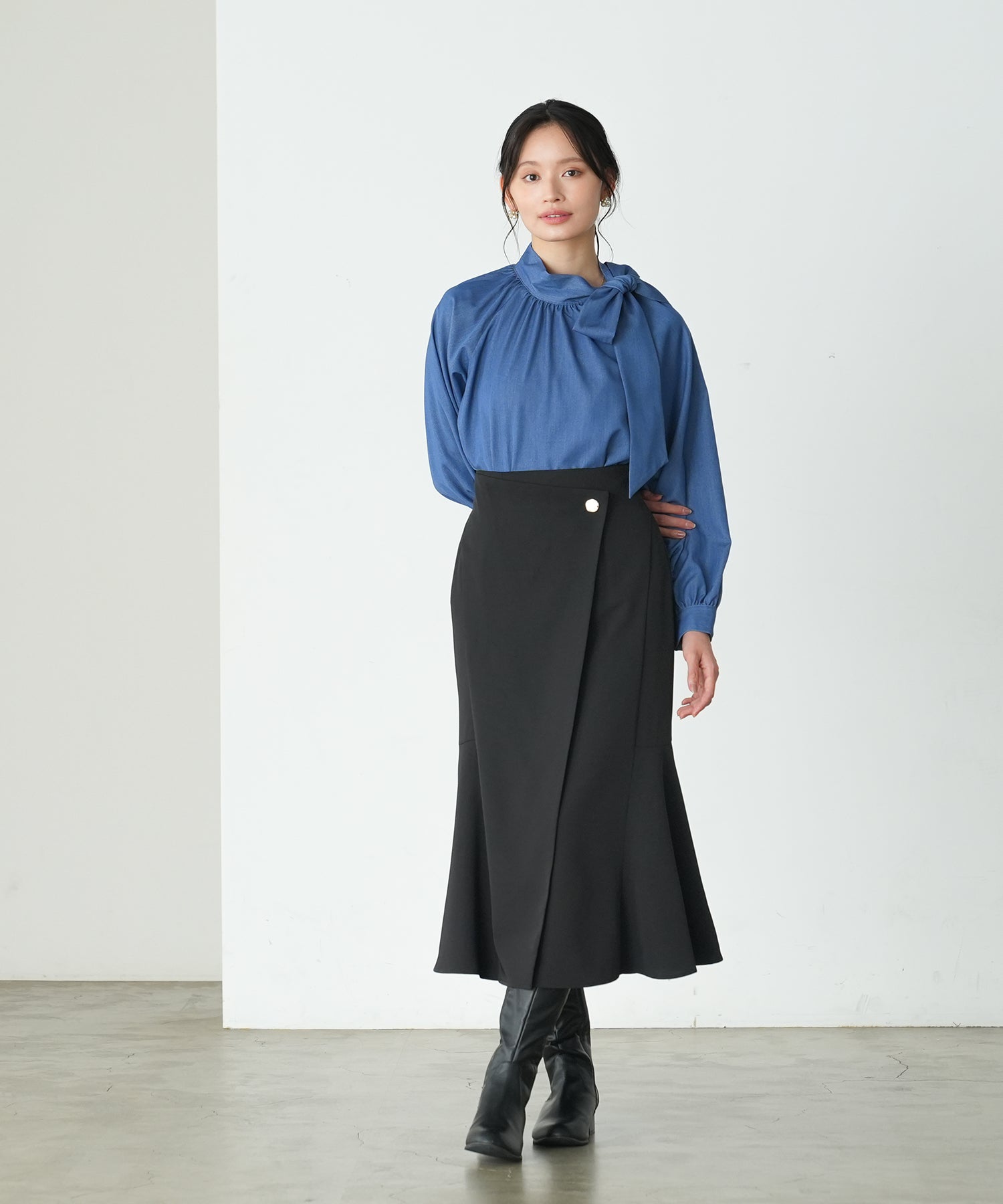 ブラック model:165 着用サイズ:M
