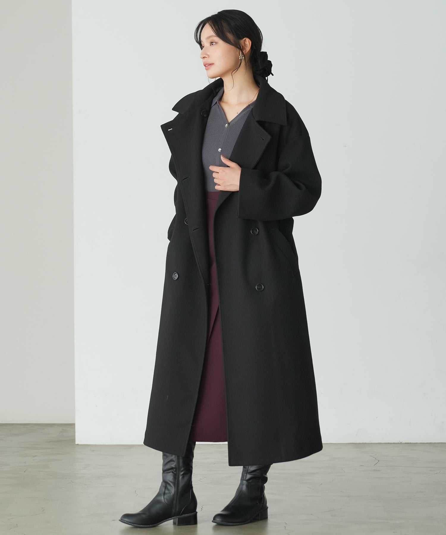 ブラック model:165 着用サイズ:M