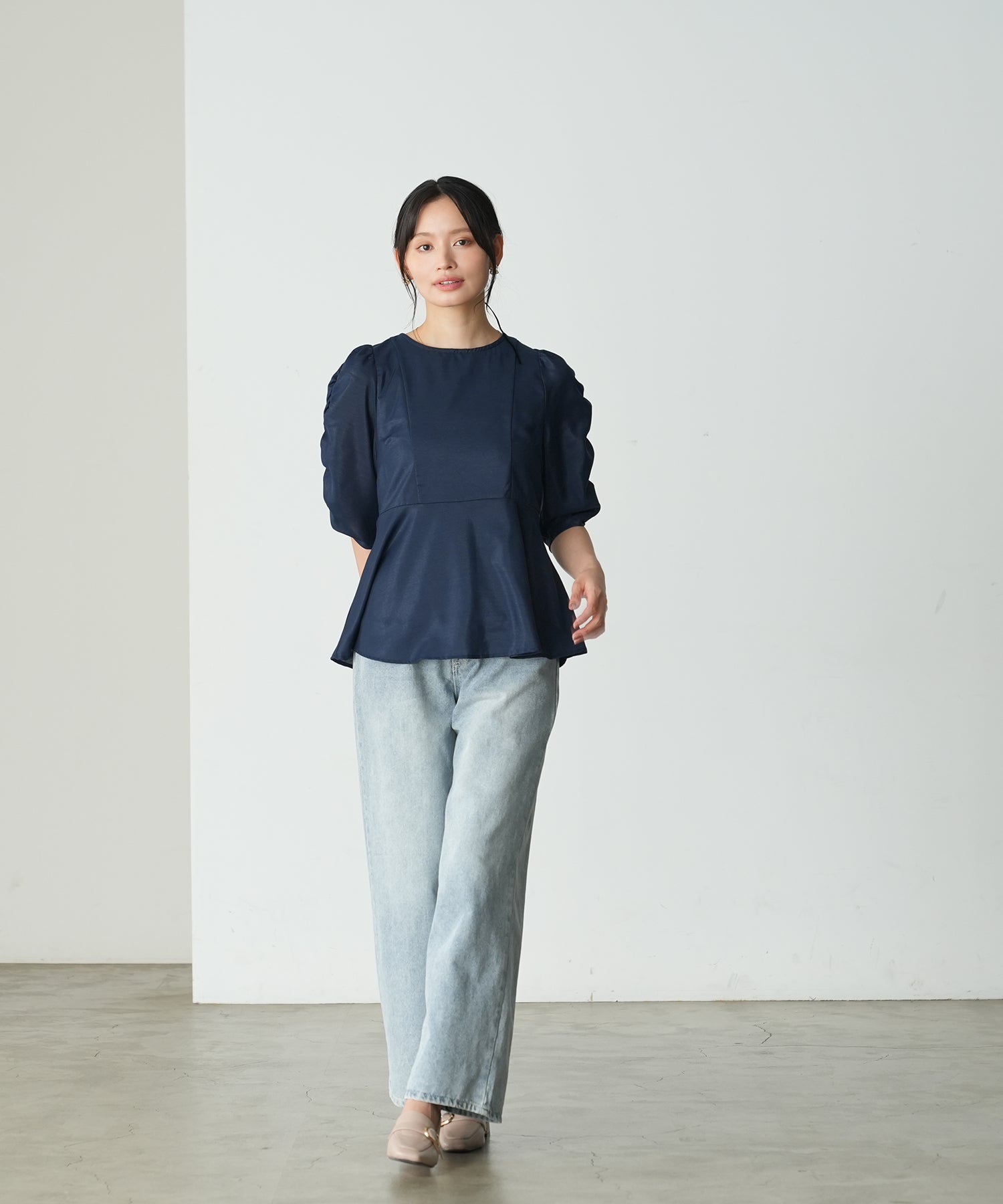 ネイビー model:165cm 着用サイズ:M