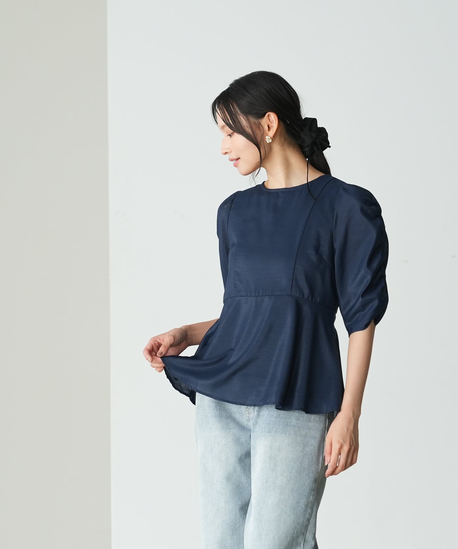 ネイビー model:165cm 着用サイズ:M