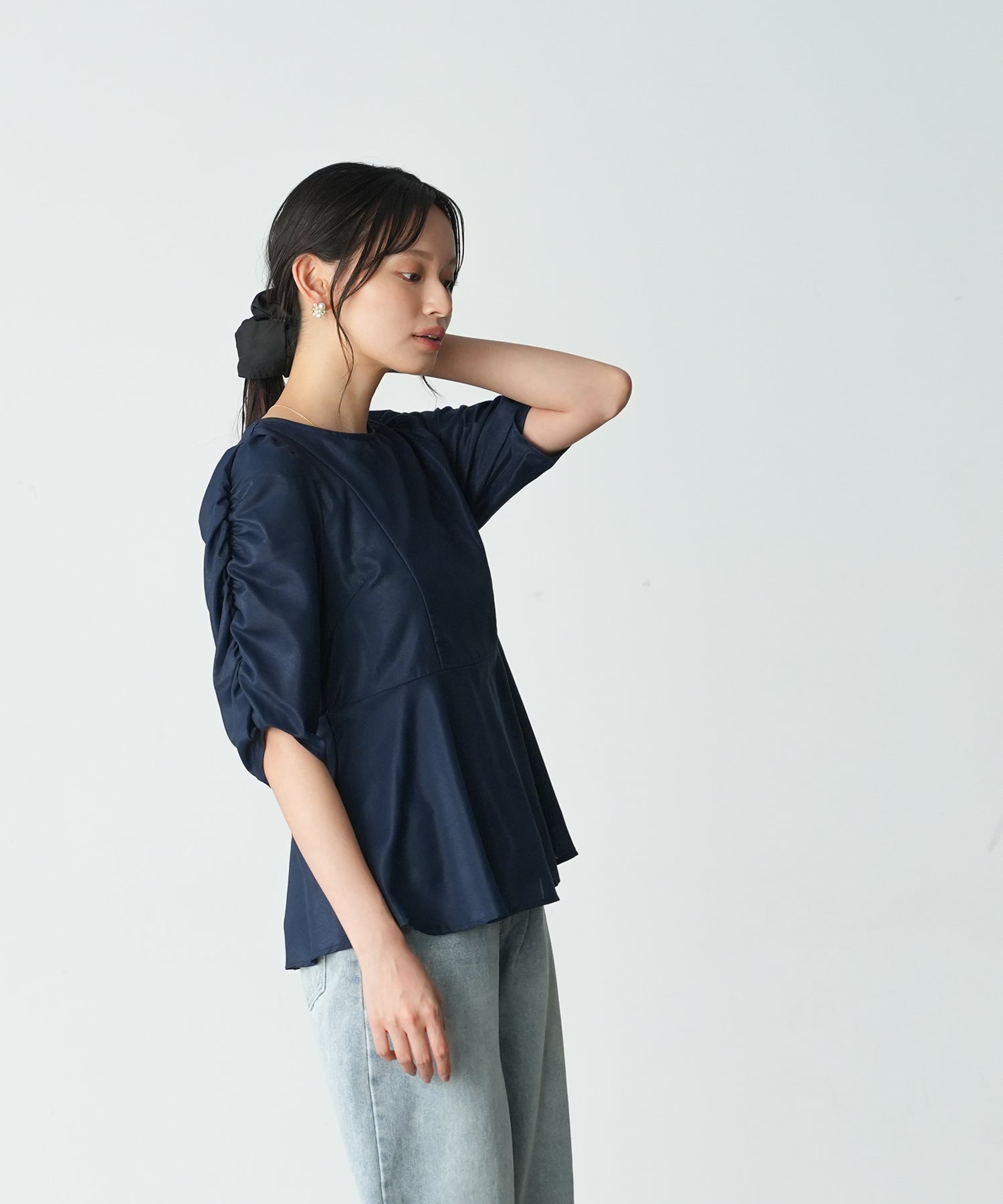 ネイビー model:165cm 着用サイズ:M