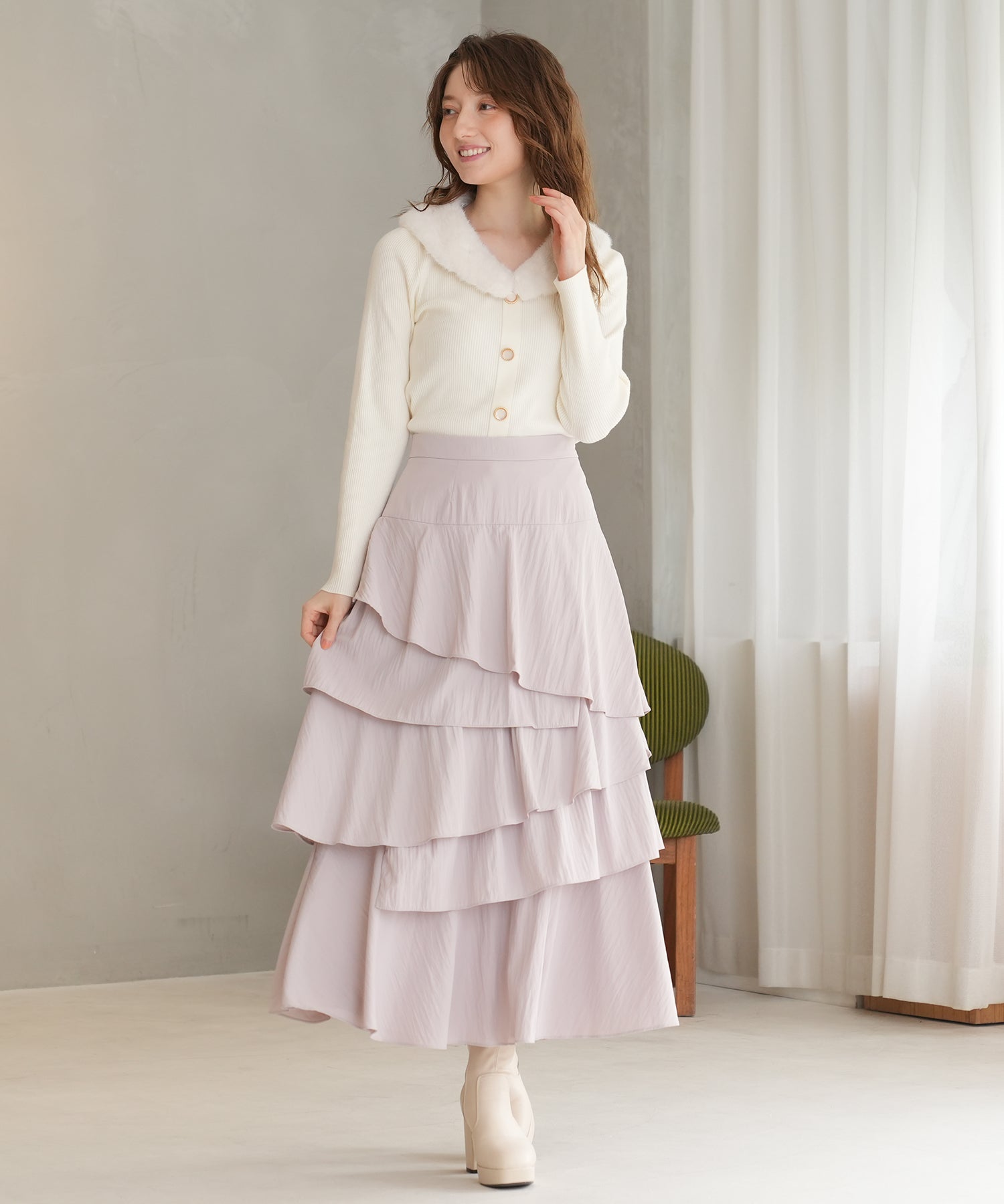 ホワイト model:163 着用サイズ:M