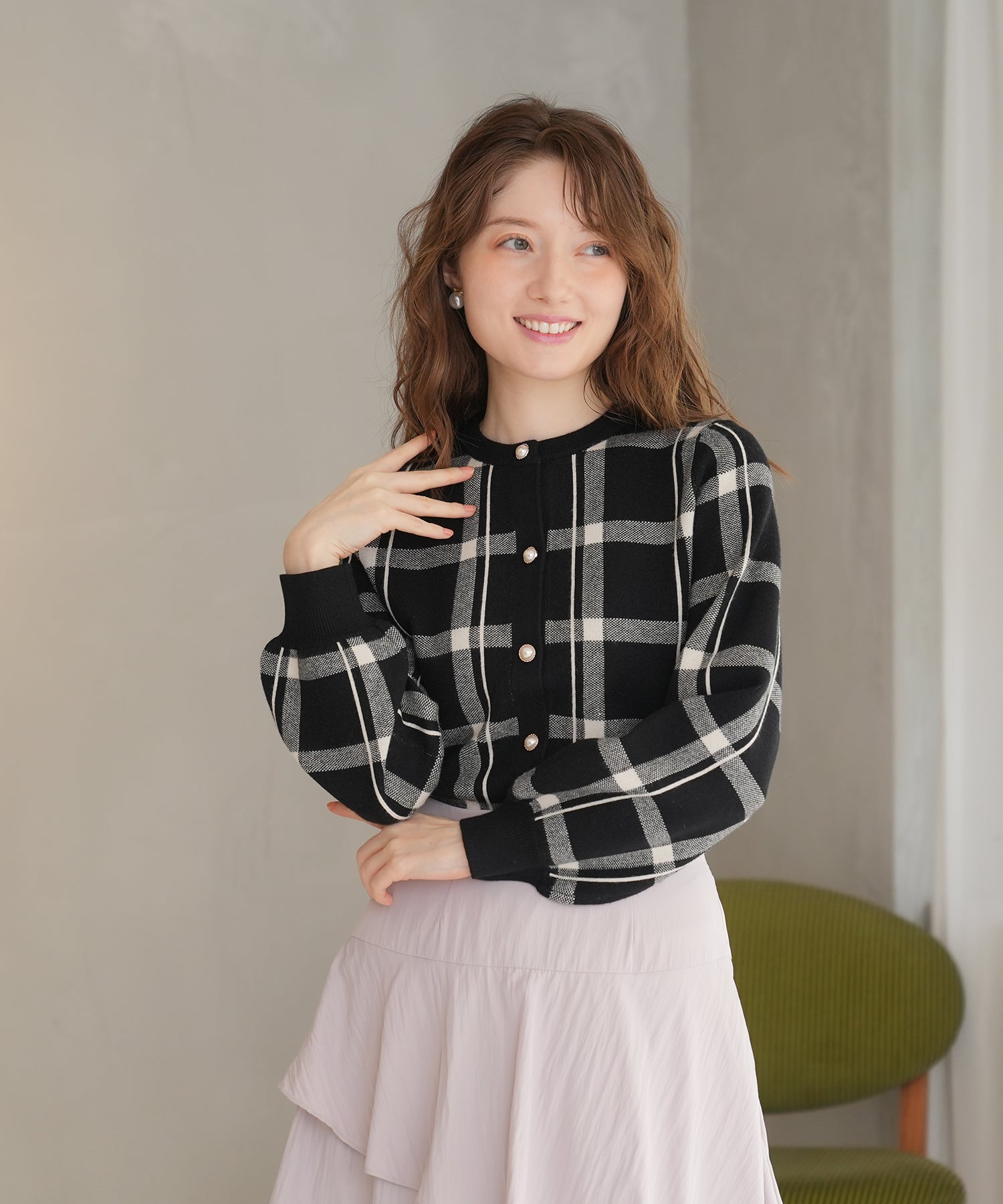 ブラック model:163 着用サイズ:M