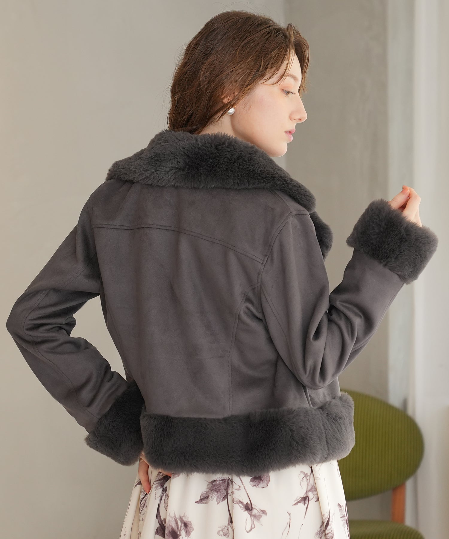 チャコール model:163cm 着用サイズ:M