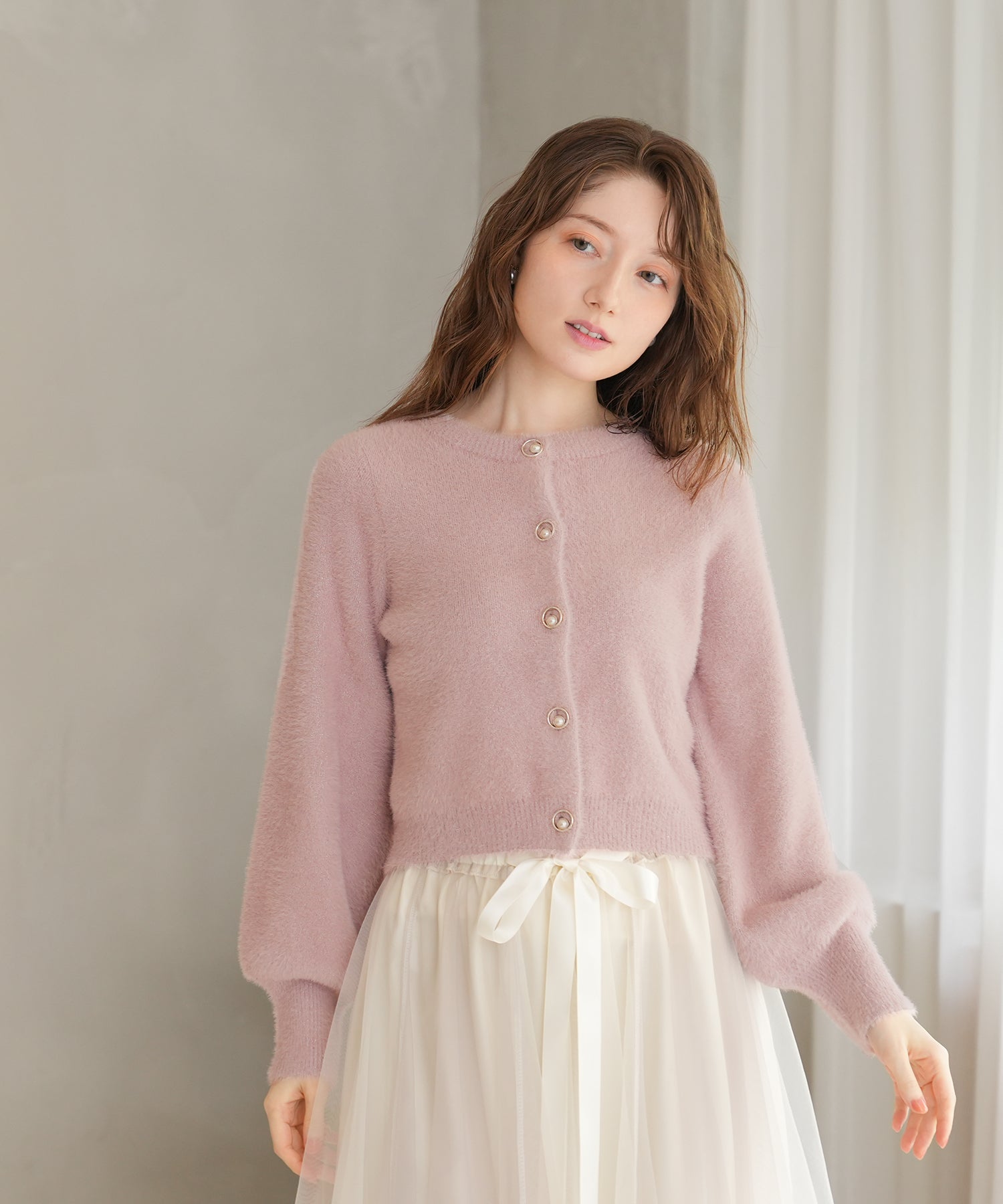 ピンク model:163 着用サイズ:M