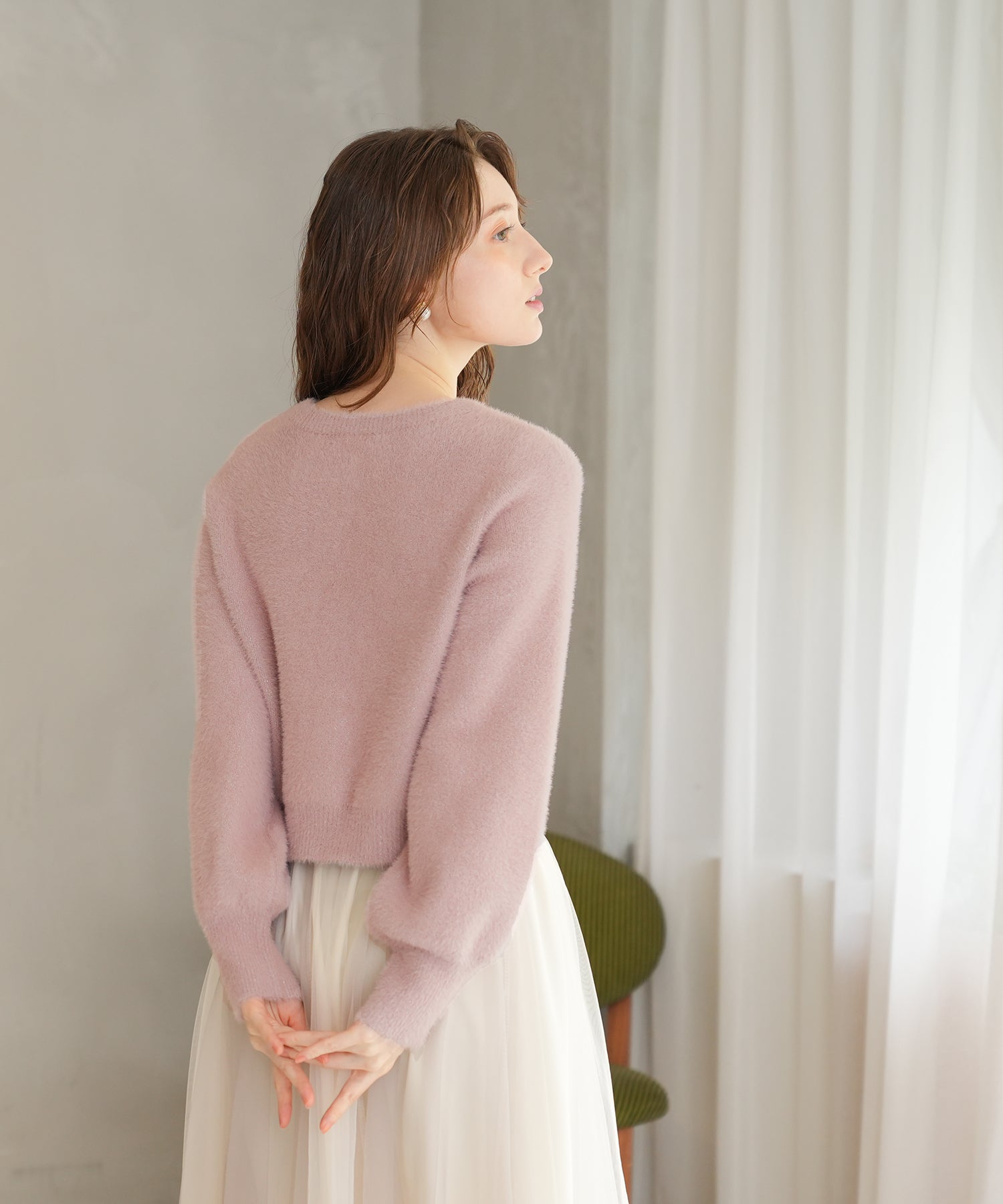 ピンク model:163 着用サイズ:M